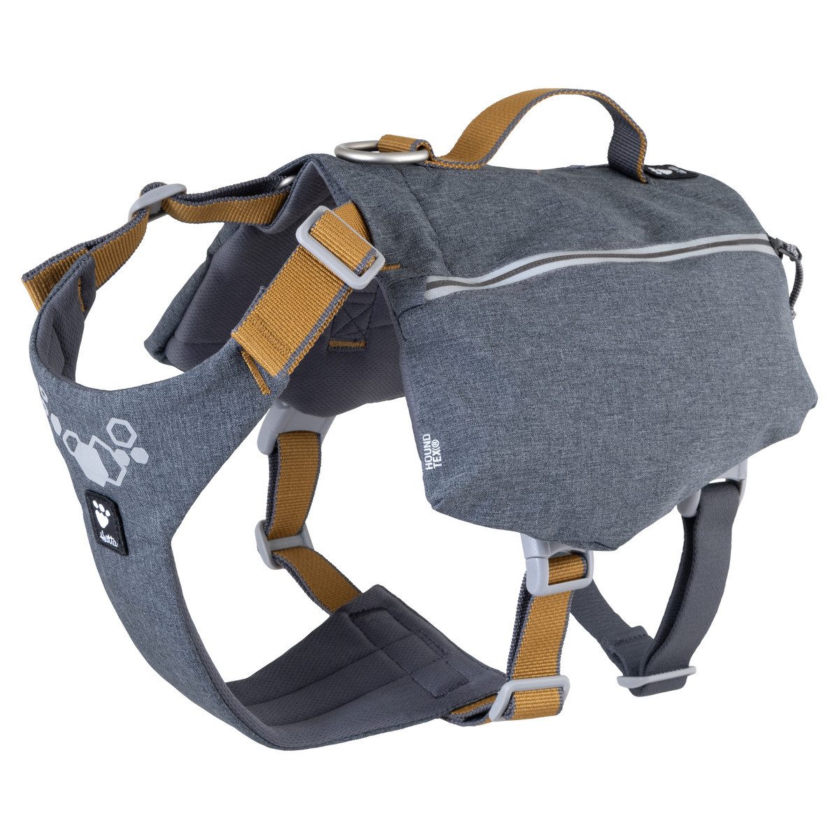 HURTTA Hunde-Geschirr Expedition Pack ECO Rucksack blackberry (grau)