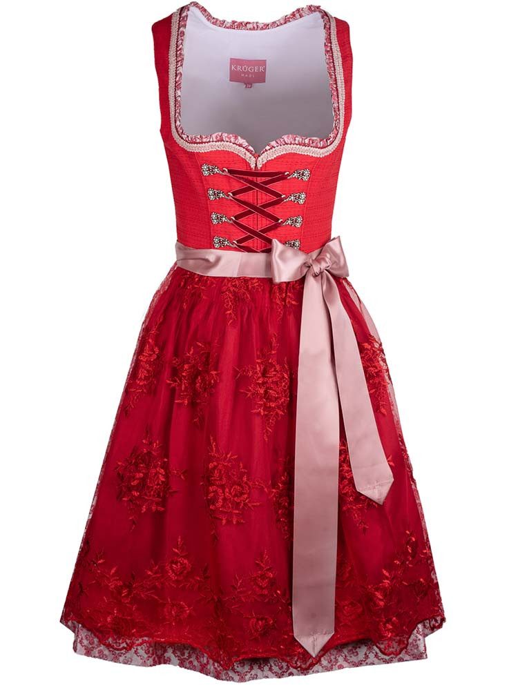 Dirndl Dirndl Nakita 60cm Länge rot