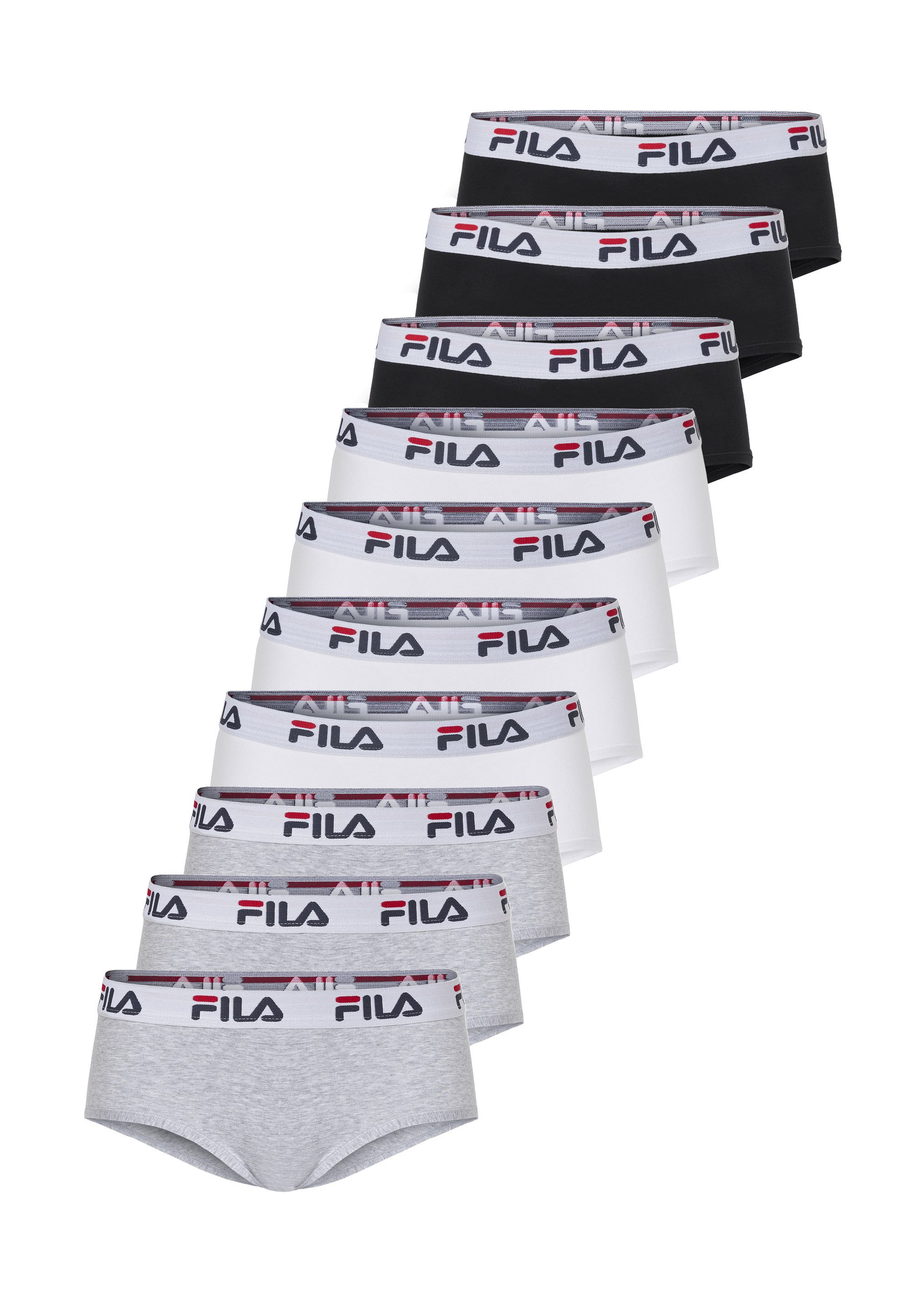 Fila Panty Logo (10-St) 10er-Pack mit elastischem Logo-Bund