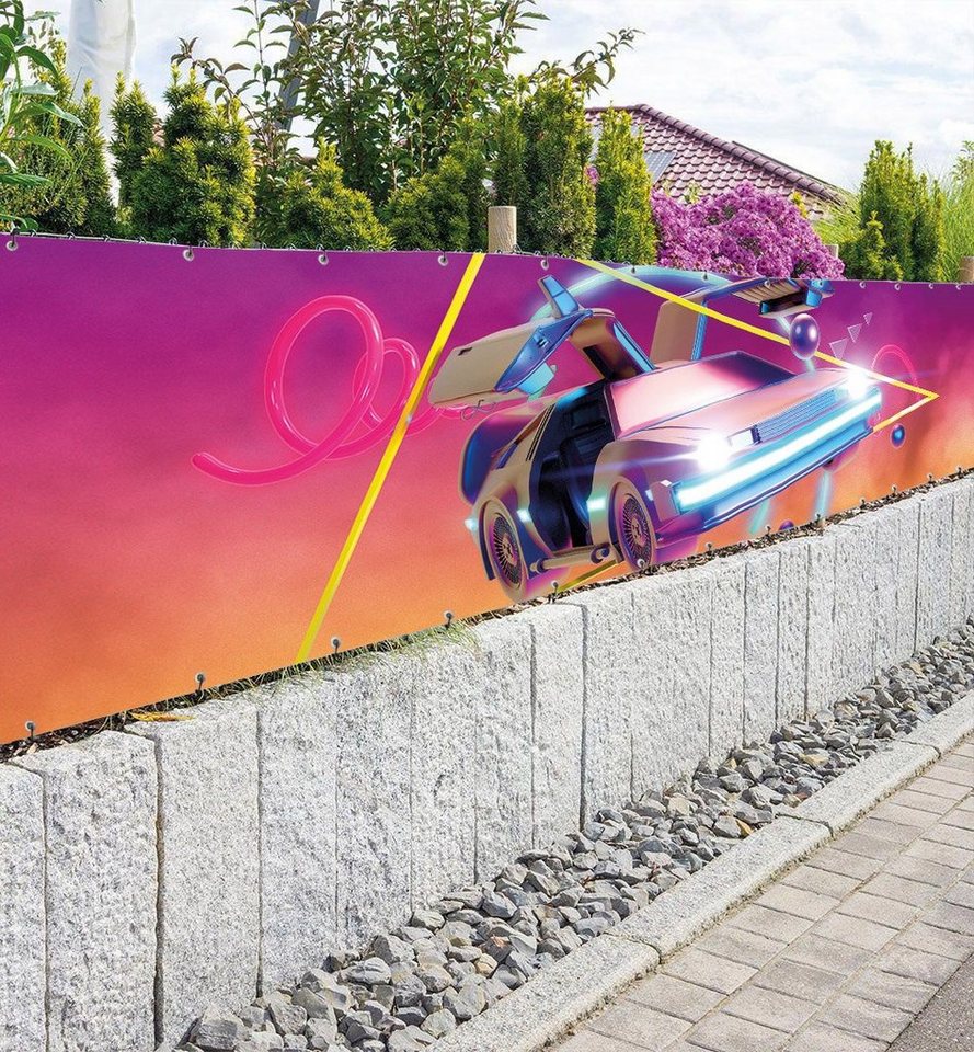 Thumbnail - MyMaxxi Sichtschutzzaunmatten Zaunbanner In die Zukunft Sichtschutz Garten Zaun