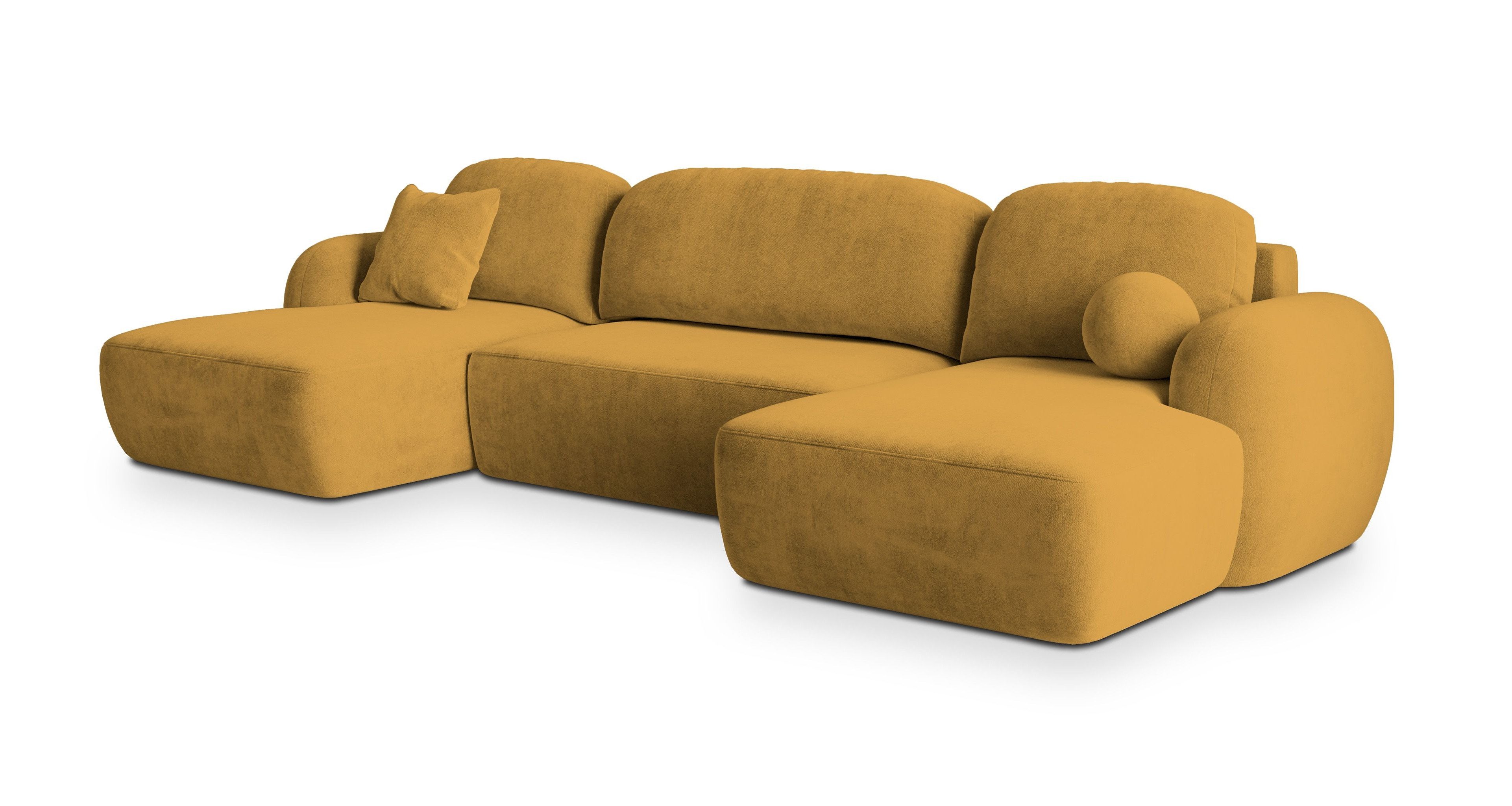 Masseno Ecksofa SAVONA mit Schlaffunktion U-Form, günstig online kaufen