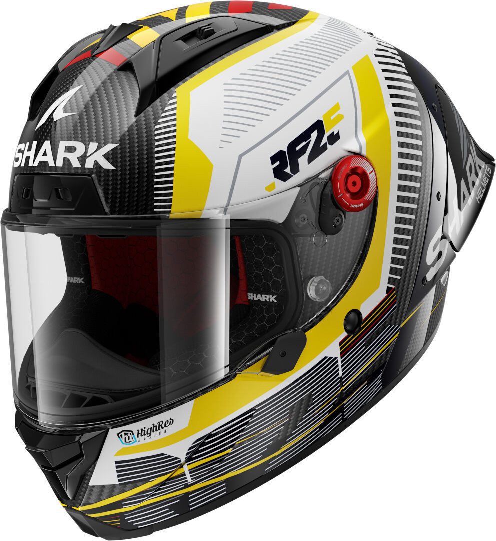 Shark Motorradhelm Aeron GP Replica Raul Fernandez Signature Helm, Spoiler, ECE 22.06