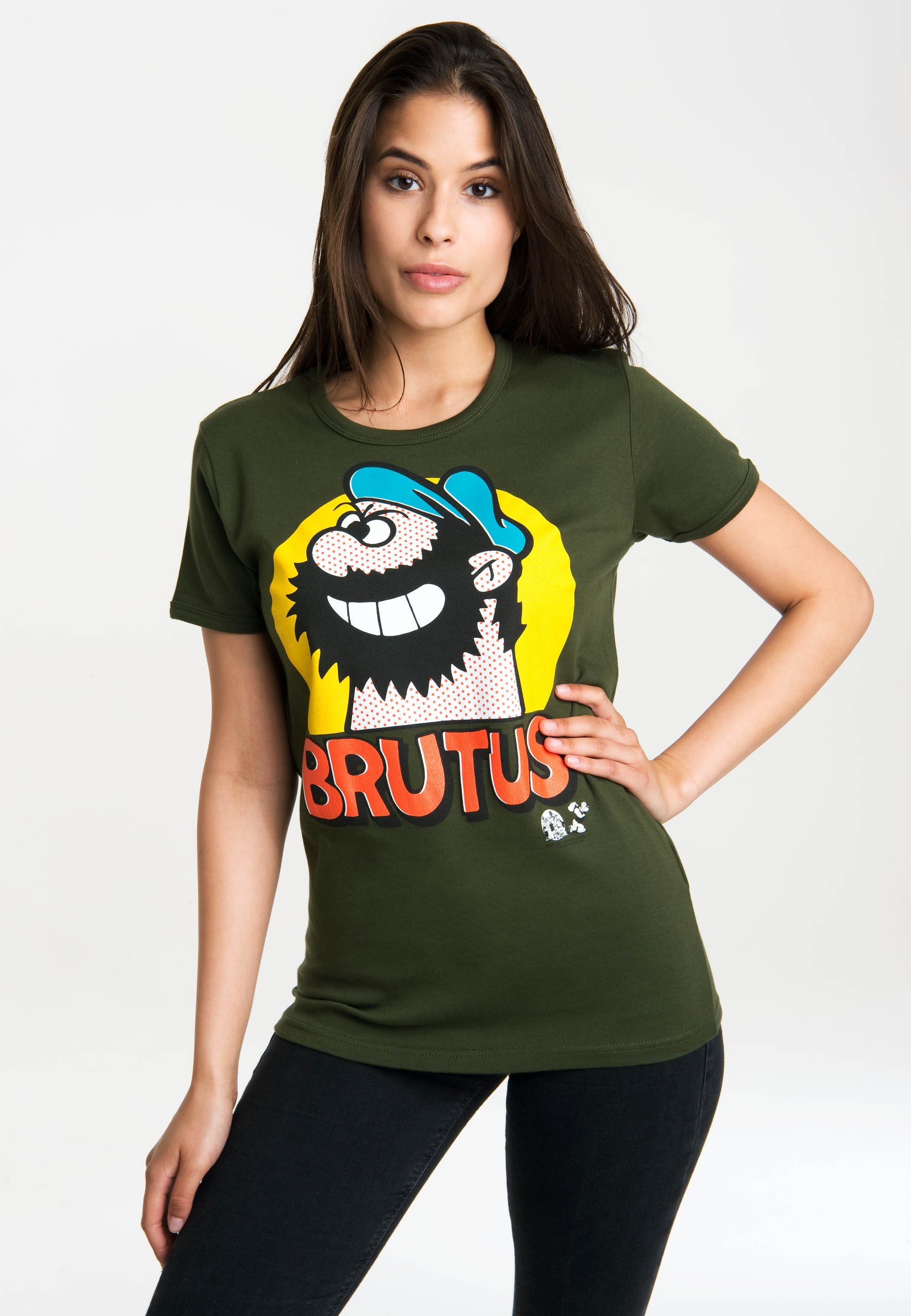LOGOSHIRT Pop Art lizenziertem - Brutus T-Shirt Originaldesign mit
