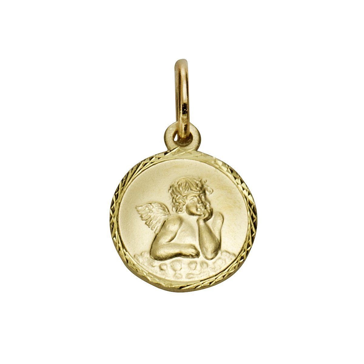 Engel 333/- Kettenanhänger Vivance Gelbgold