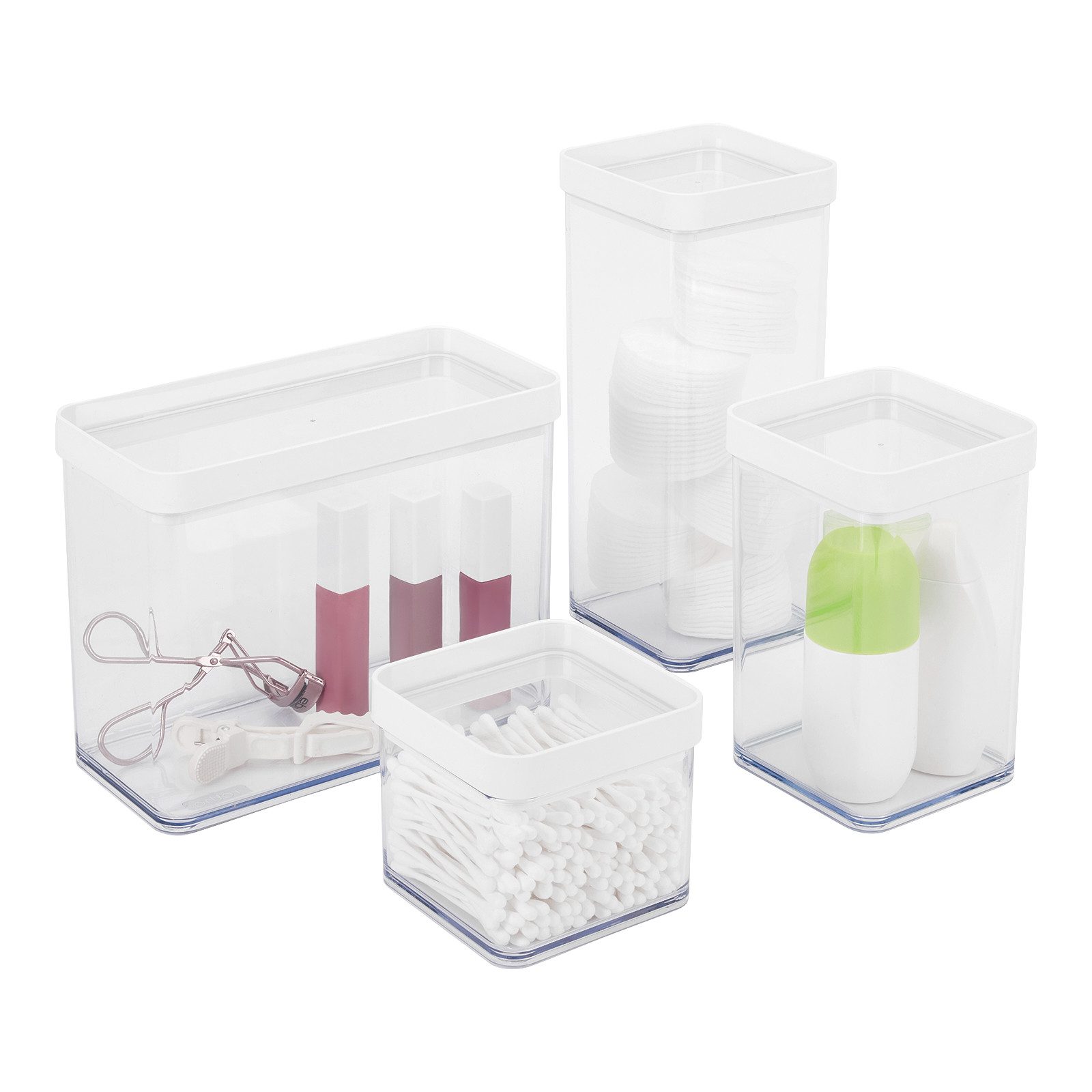 ROTHO Vorratsdose, Kunststoff, (Vorratsdosenset, Set 5tlg)