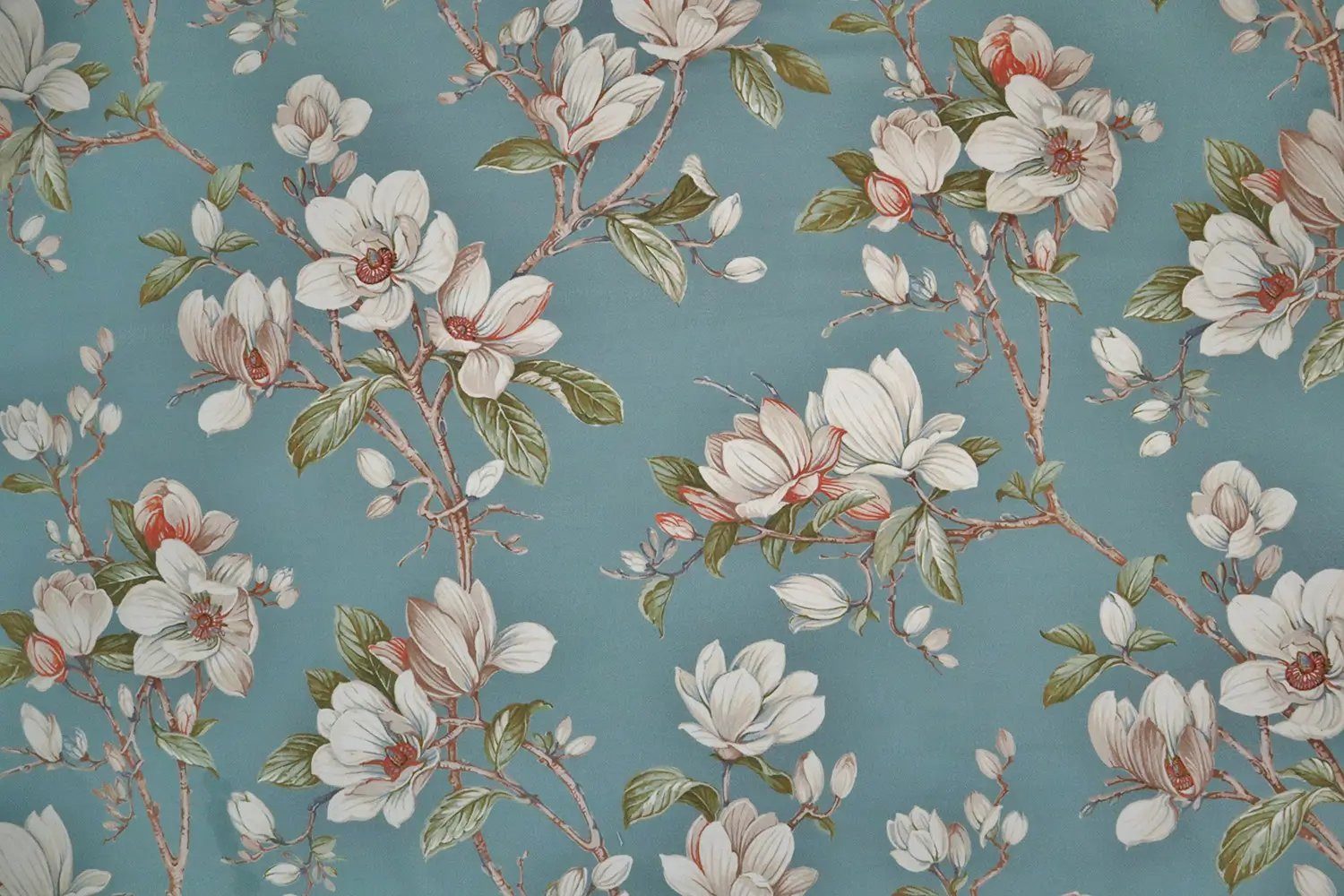 Stofferia Stoff Dekostoff Bio Baumwolle Anya Hellblau, Meterware