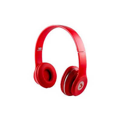 Sunix Sunix On-Ear Kopfhörer Kabelgebunden Klang für Android & iOS Rot On-Ear-Kopfhörer