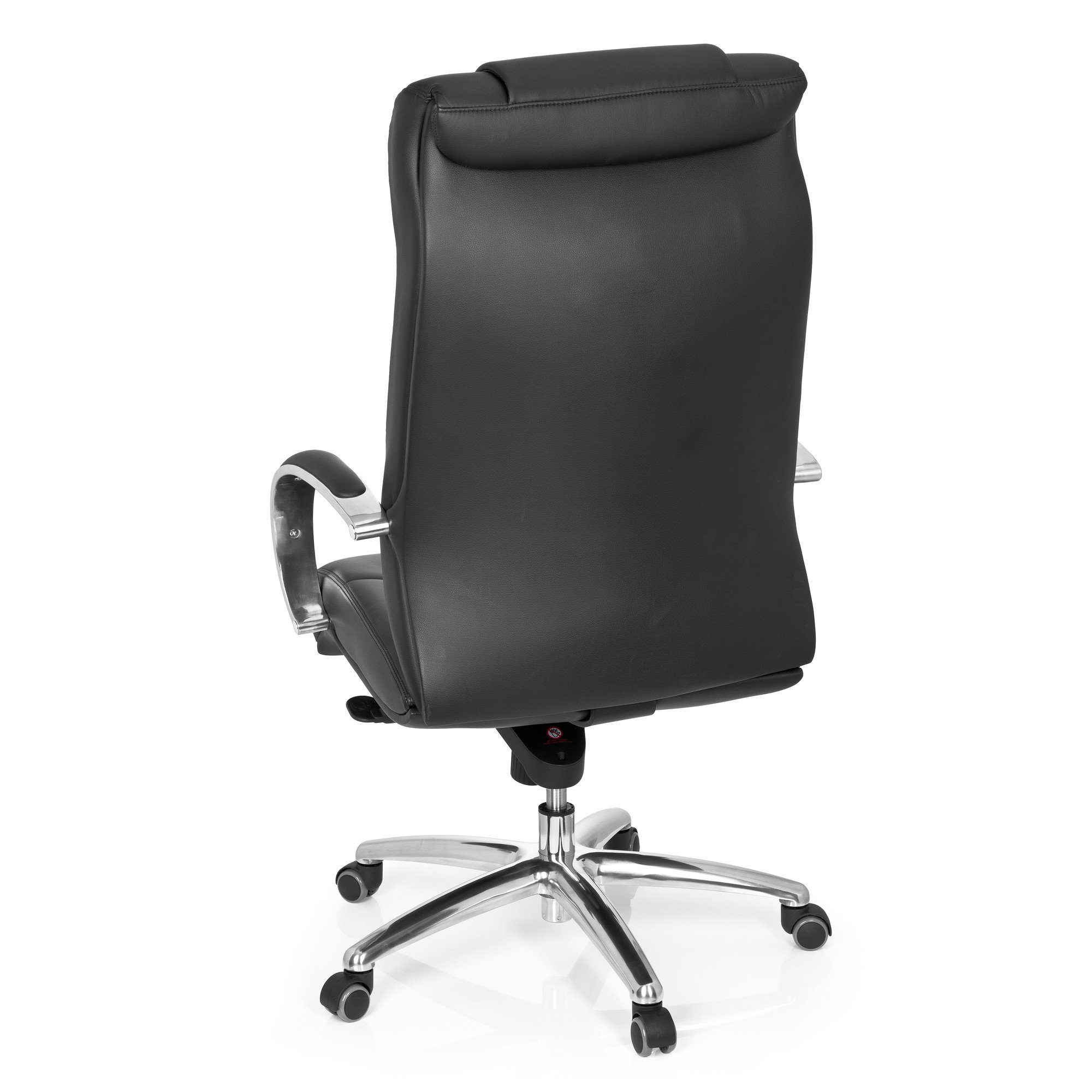 XXL Bürostuhl Chefsessel G ergonomisch mit Armlehnen Schwarz hjh Kunstleder St), OFFICE 600 Drehstuhl XXL (1 Drehstuhl