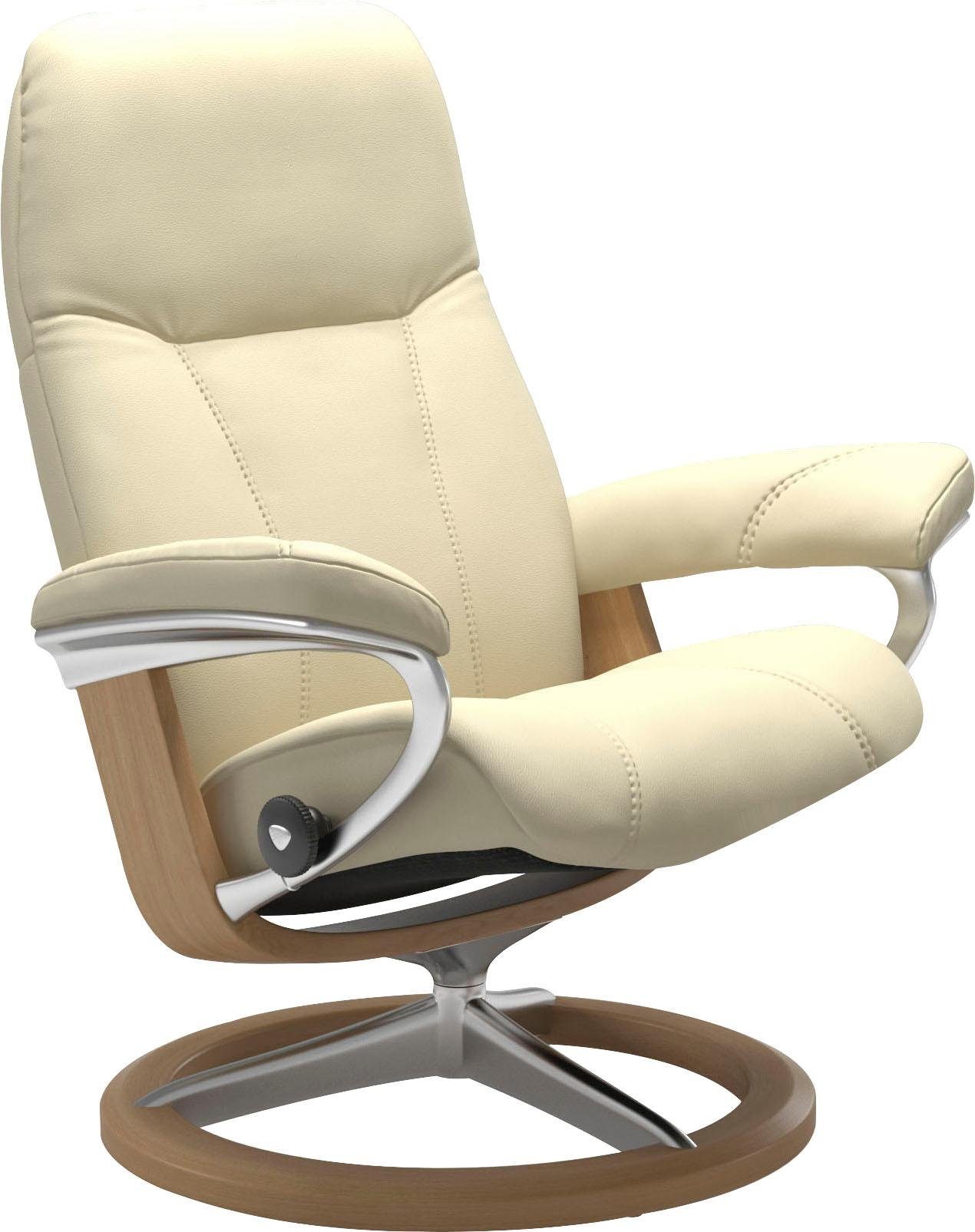 Stressless® Relaxsessel Consul, mit Signature Base, Größe L, Gestell Eiche | Funktionssessel