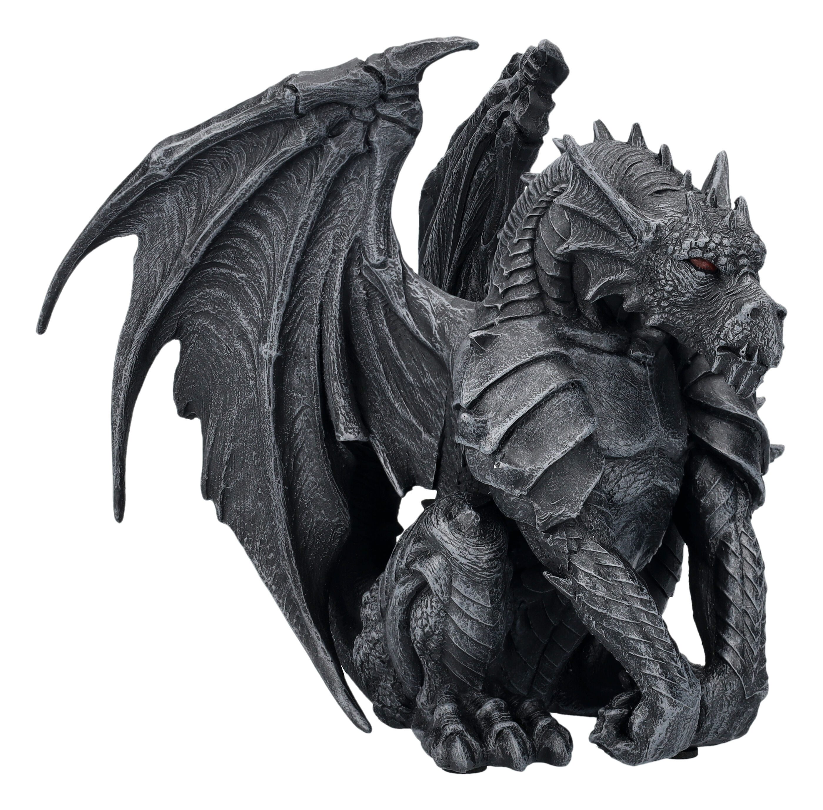 Dekofigur Drachen Figur Gothic - The Guard - Fantasy Drachenfigur Dekofigur Deko