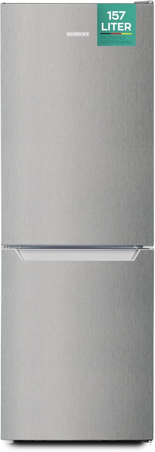 Heinrich´s Kühl-/Gefrierkombination HKS 3191, 144 cm hoch, 47 cm breit, 147L Kühlschrank, LED Beleuchtung, leise 39 dB