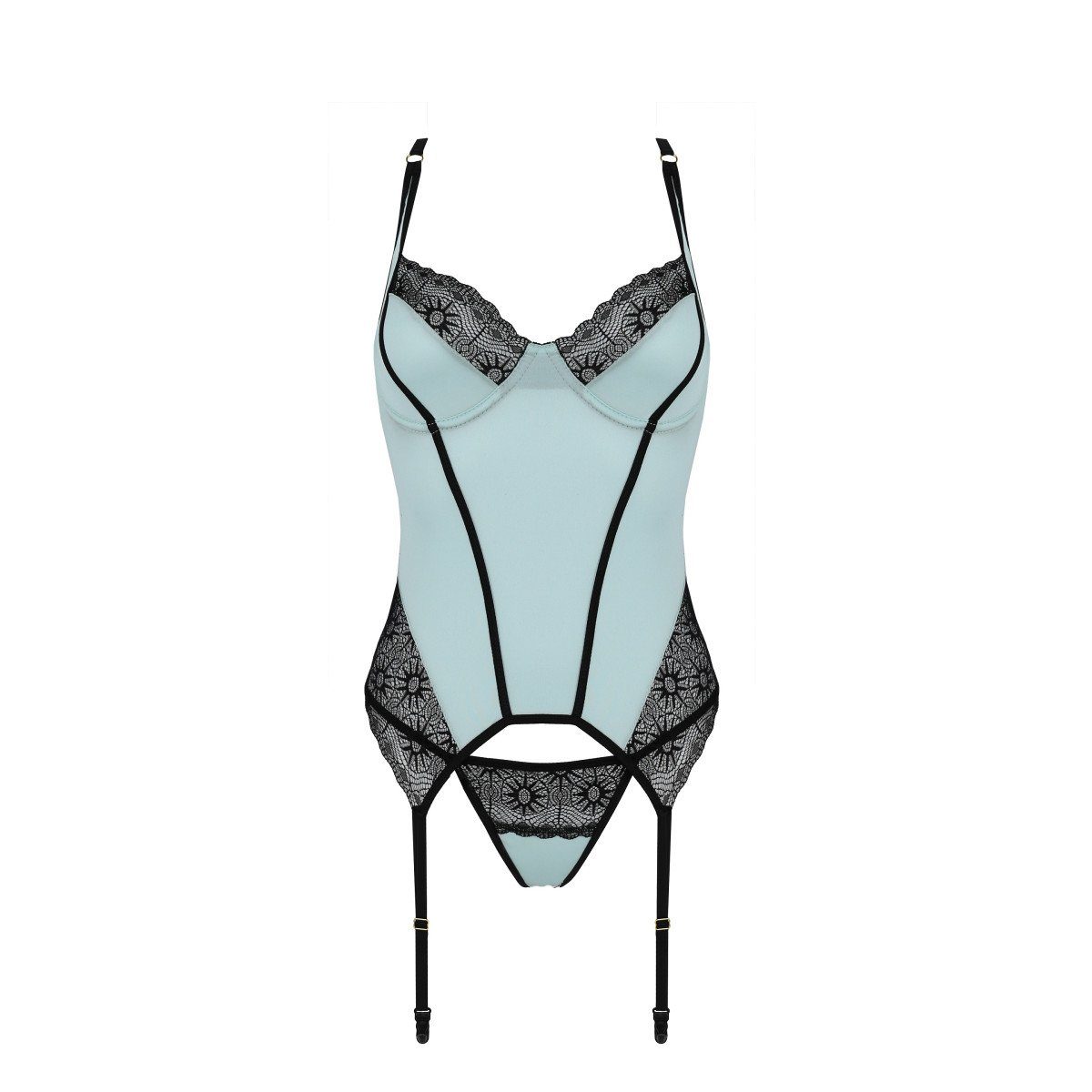 Casmir Corsage Casmir - CA Sidra corset & thong mint - (L/XL,S/M)