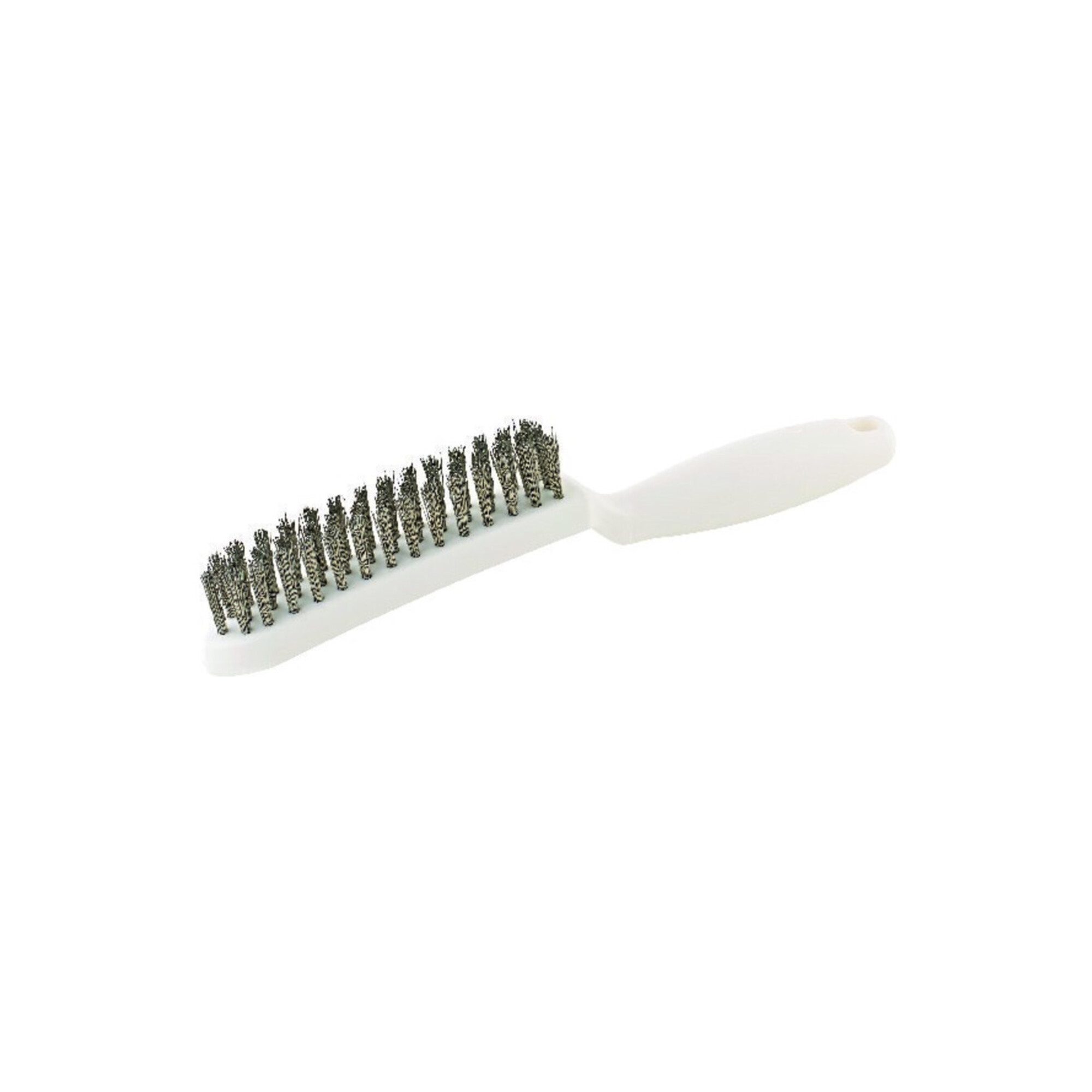 Lessmann Drahtbürste Drahtbürste L.285mm 0,35mm VA-Stahldraht gewellt 4-reihig LESSMANN