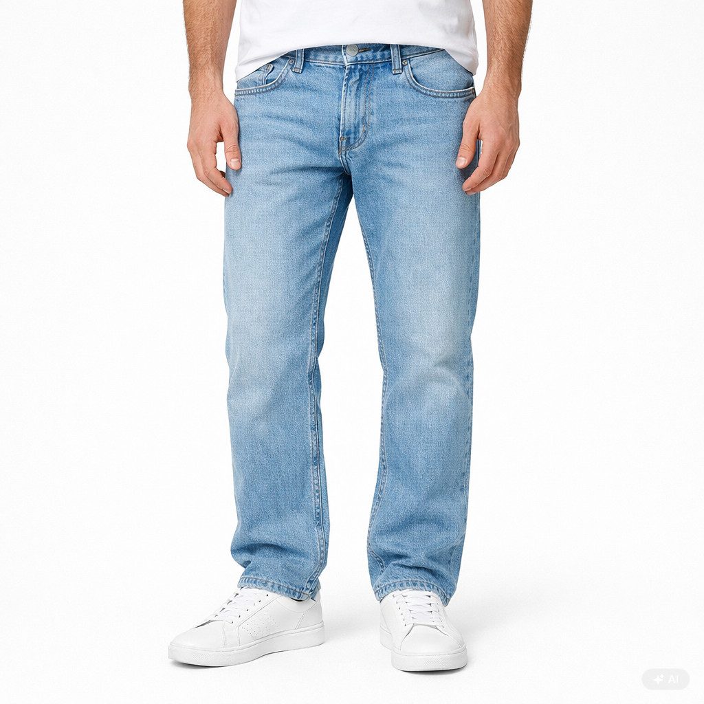 Jack & Jones Straight-Jeans JACK & JONES Herren Jeans Regular Fit günstig online kaufen