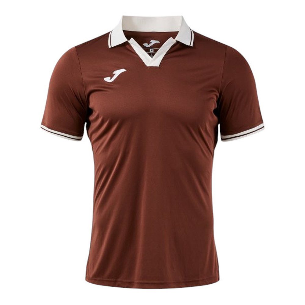 Joma Poloshirt Galaxy (100% rec. Polyester, leicht, atmungsaktiv) braun/beige Herren