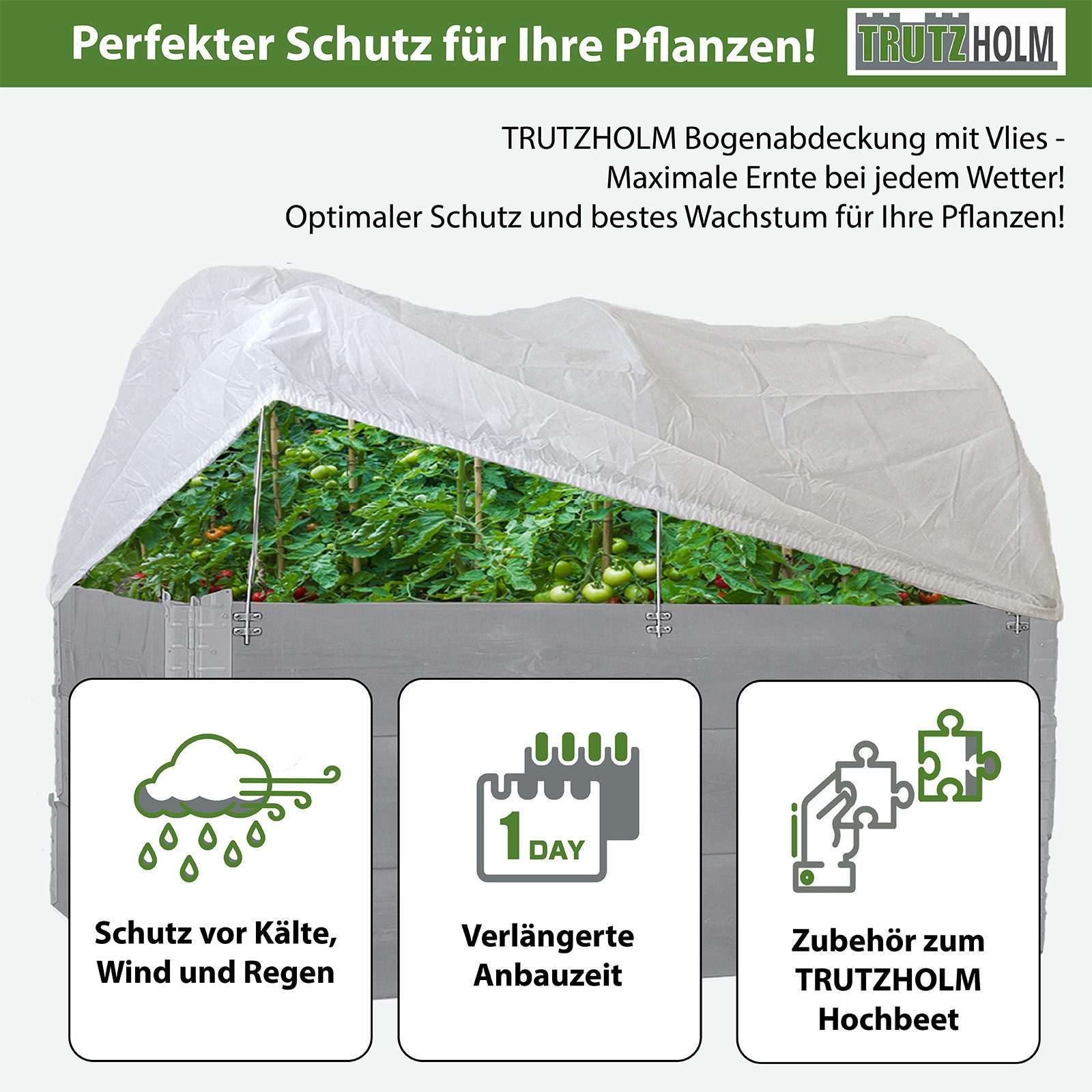 Hochbeet Hochbeetabdeckung 120 x 80 cm günstig online kaufen