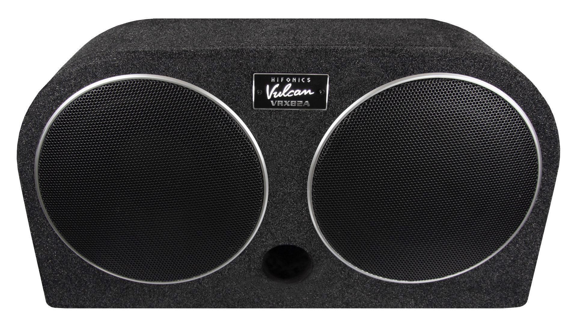 Hifonics VRX82A Aktiv Reserverad Subwoofer Passiv Membran Class-D Amp Auto-Subwoofer (200 W, max.: W 20 cm)