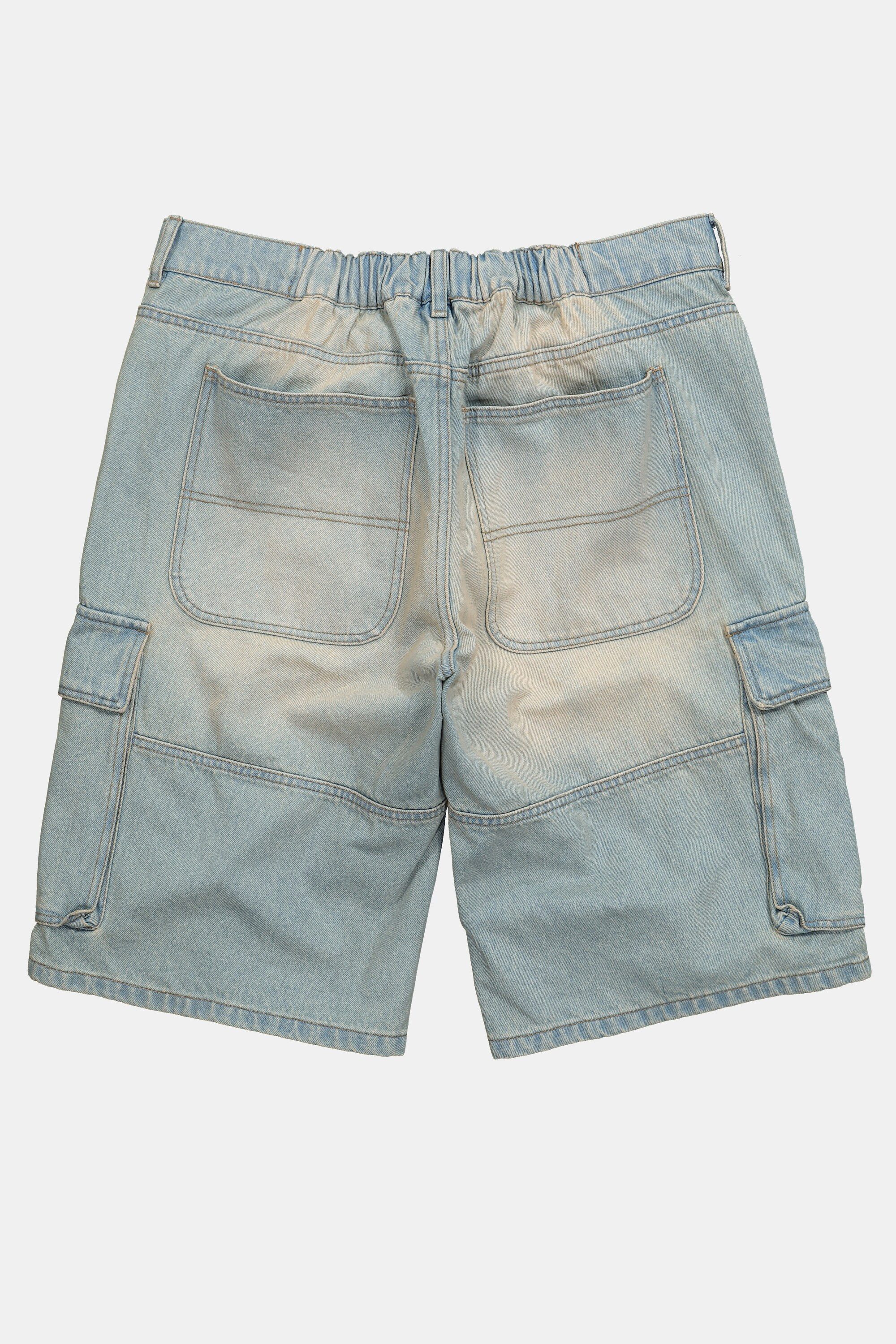 STHUGE Bermudas Jeans-Bermuda Baggy Fit Cargotaschen – Bild 5 von 5