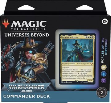 Magic the Gathering Sammelkarte Universes Beyond Warhammer 40.000 Commander Deck Bundle English