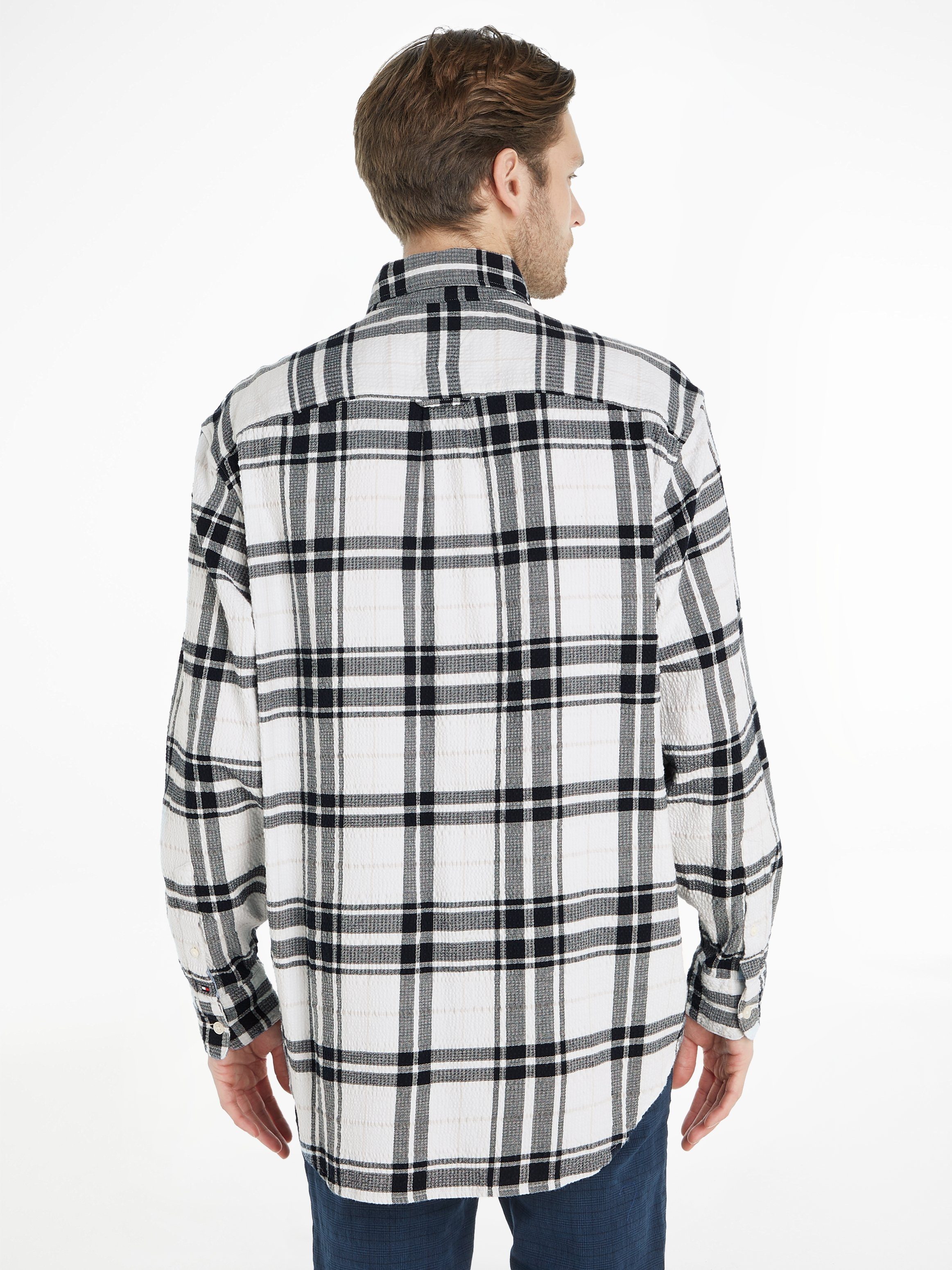 Tommy Hilfiger Langarmhemd TONAL TARTAN SHIRT günstig online kaufen