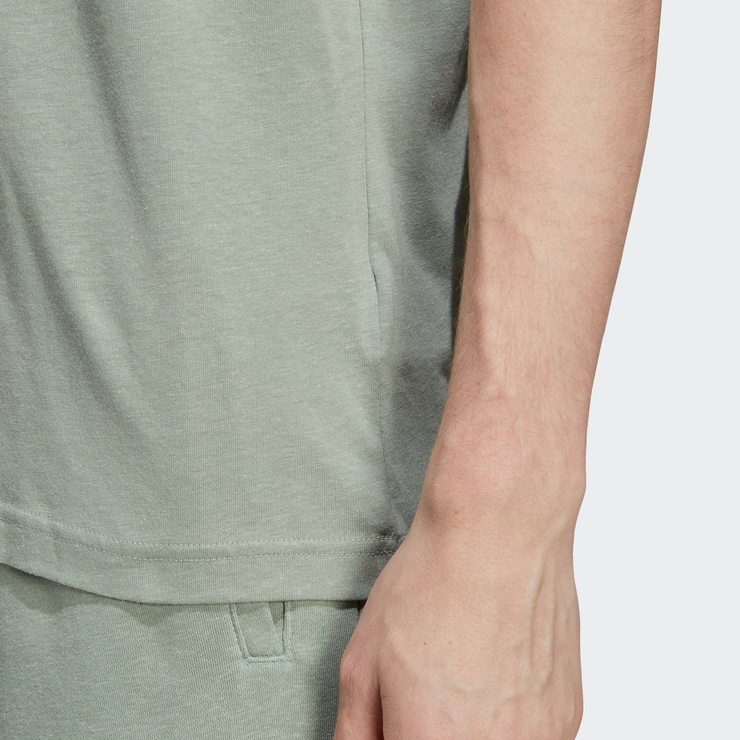 adidas Originals T-Shirt ESSENTIALS+ MADE Silver WITH HEMP Green