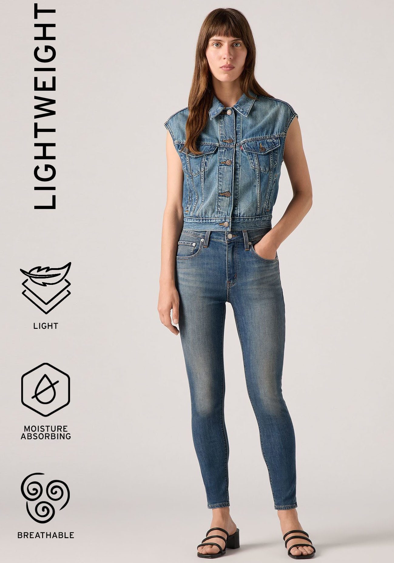 Levi's® Skinny-fit-Jeans 721 HIGH RISE SKINNY mit hohem Bund