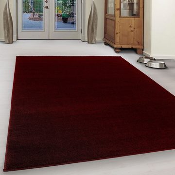 Teppich Kurzflor Teppich Alberto Rot, Teppich Boss, rechteckig, Höhe: 11 mm