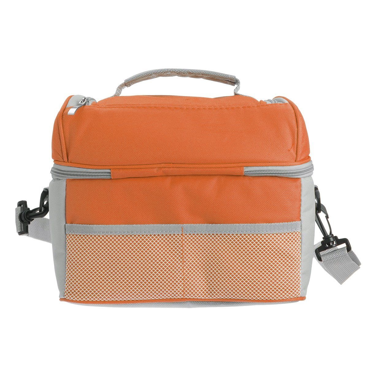 Insma Thermobehälter, mit (7L Verstellbarem thermische Schultergurt Kühltasche Lunchtasche Picknicktasche), Orange