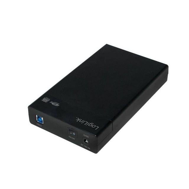 LogiLink Festplatten Gehäuse »USB 3.0 HDD Gehäuse für 3,5 SATA HDD, Schwarz«  - Onlineshop OTTO