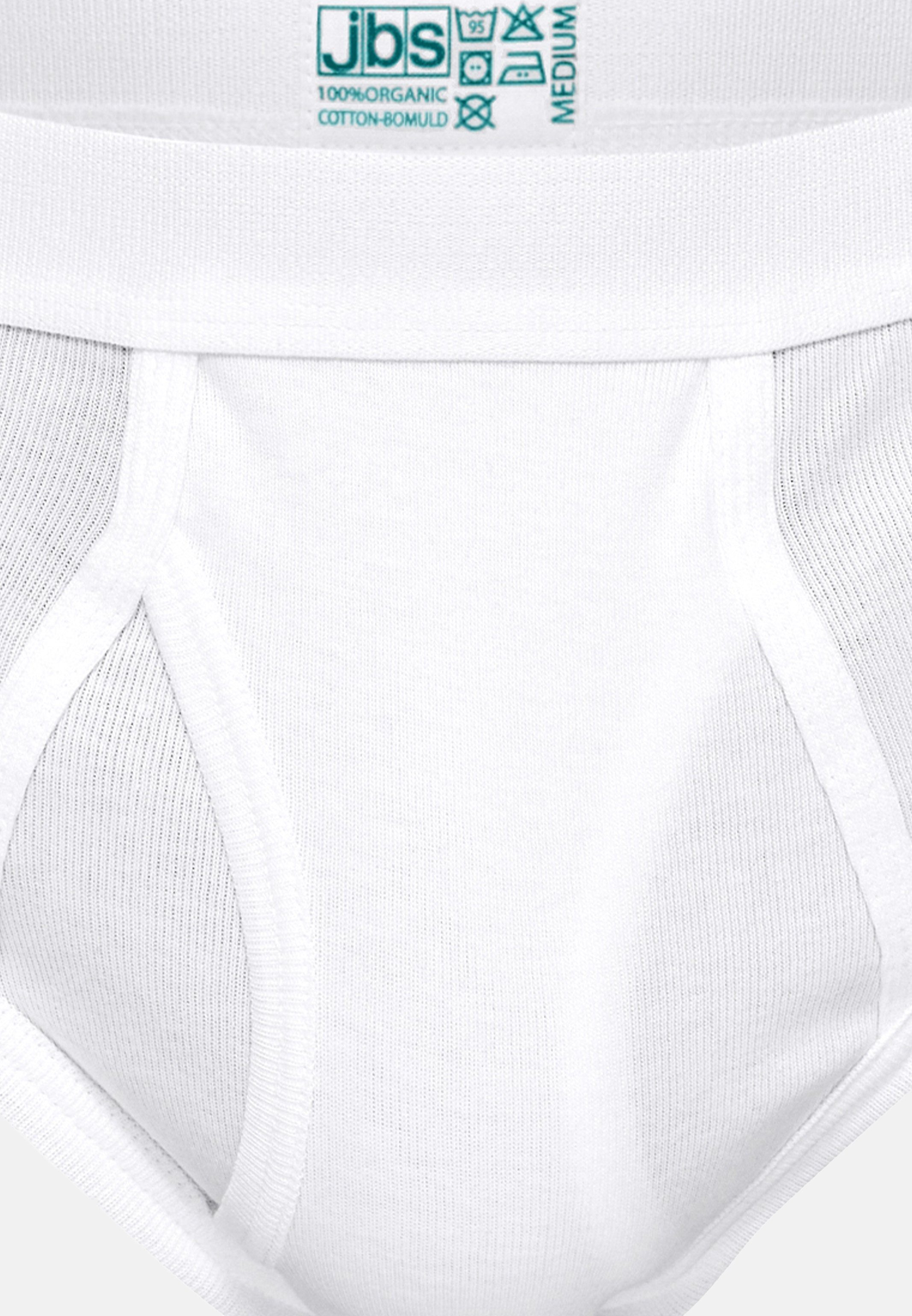 jbs Slip 4er Pack Cotton (Spar-Set, 4-St) Midi Slip / Unterhose - Baumwolle - mit Eingriff - Atmungsaktiv
