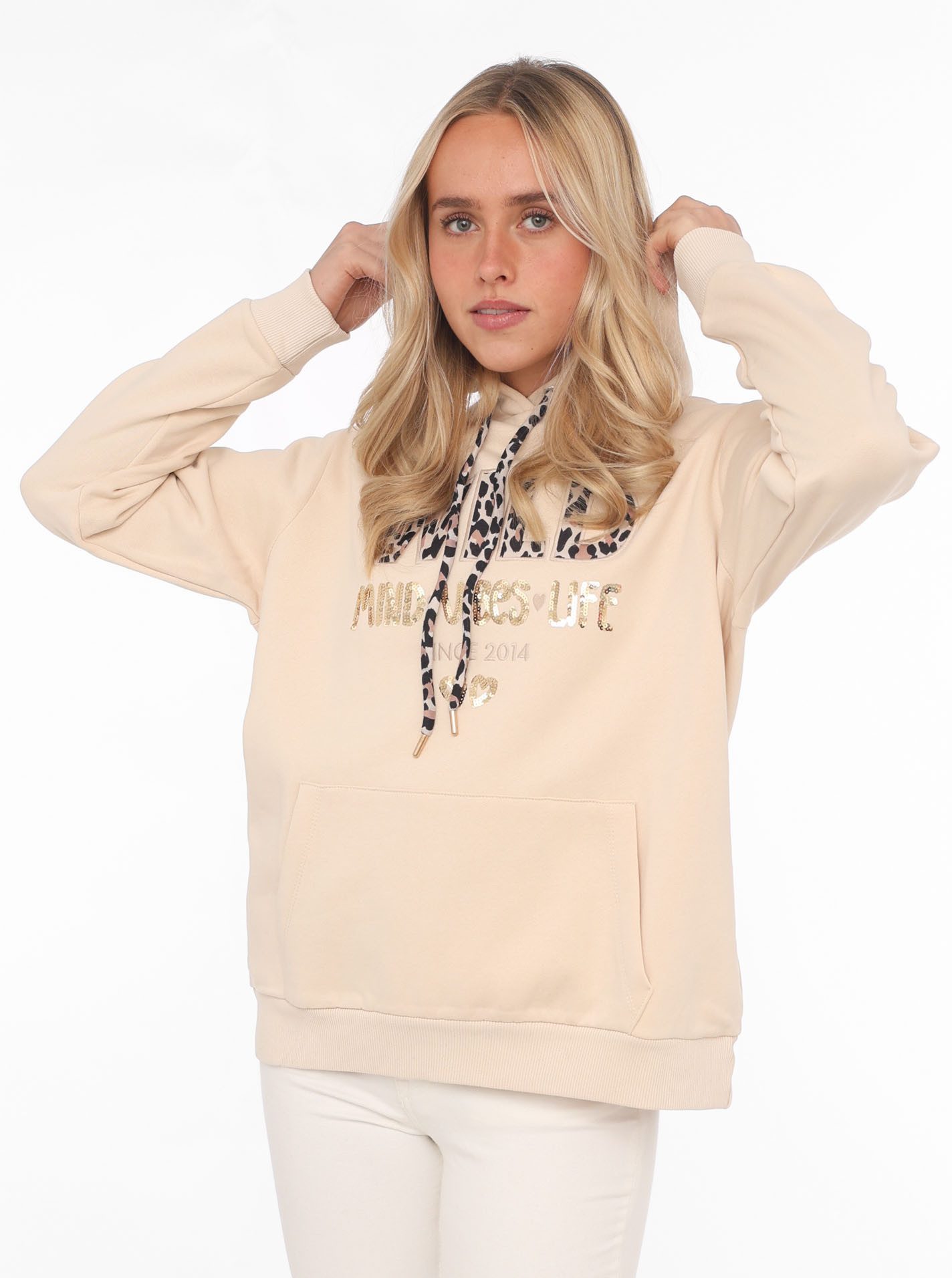 Zwillingsherz Hoodie "Wild Free" mit Pailletten, günstig online kaufen