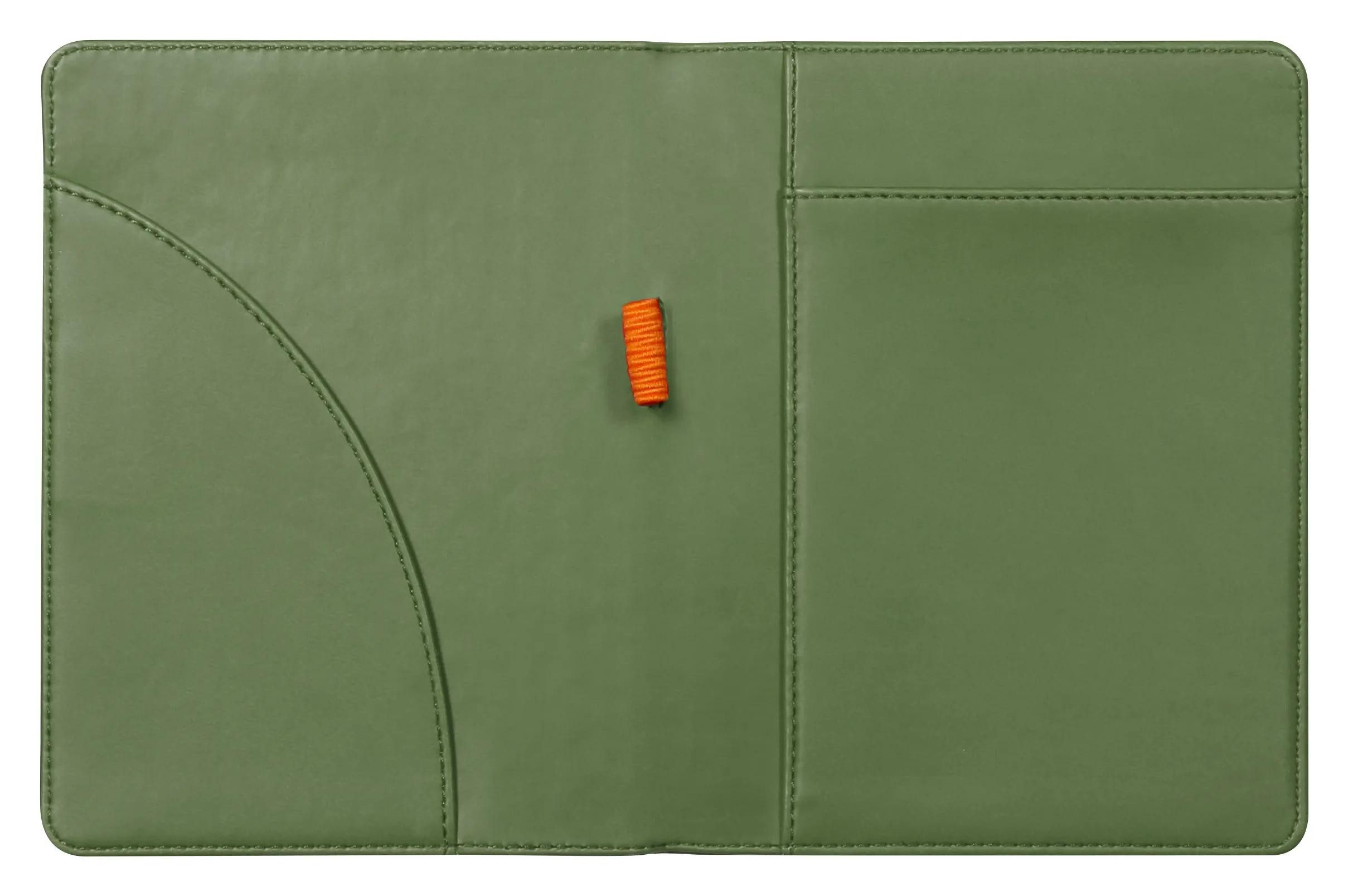 EXACOMPTA Organisationsmappe Mappe für Block oder Notizheft A6, N°13 13x17 cm Salbeigrün 213003C, Rhodia, Blöcke, Hefte und Notizbücher