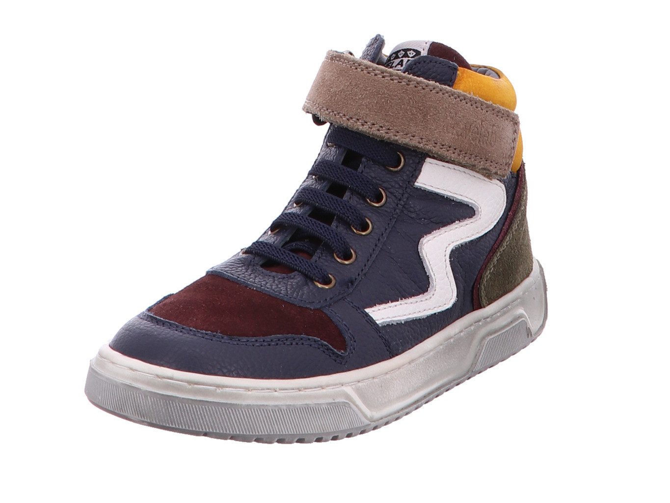 develab Boys Mid Ct Sneaker Lace+Vlcro Ankleboots