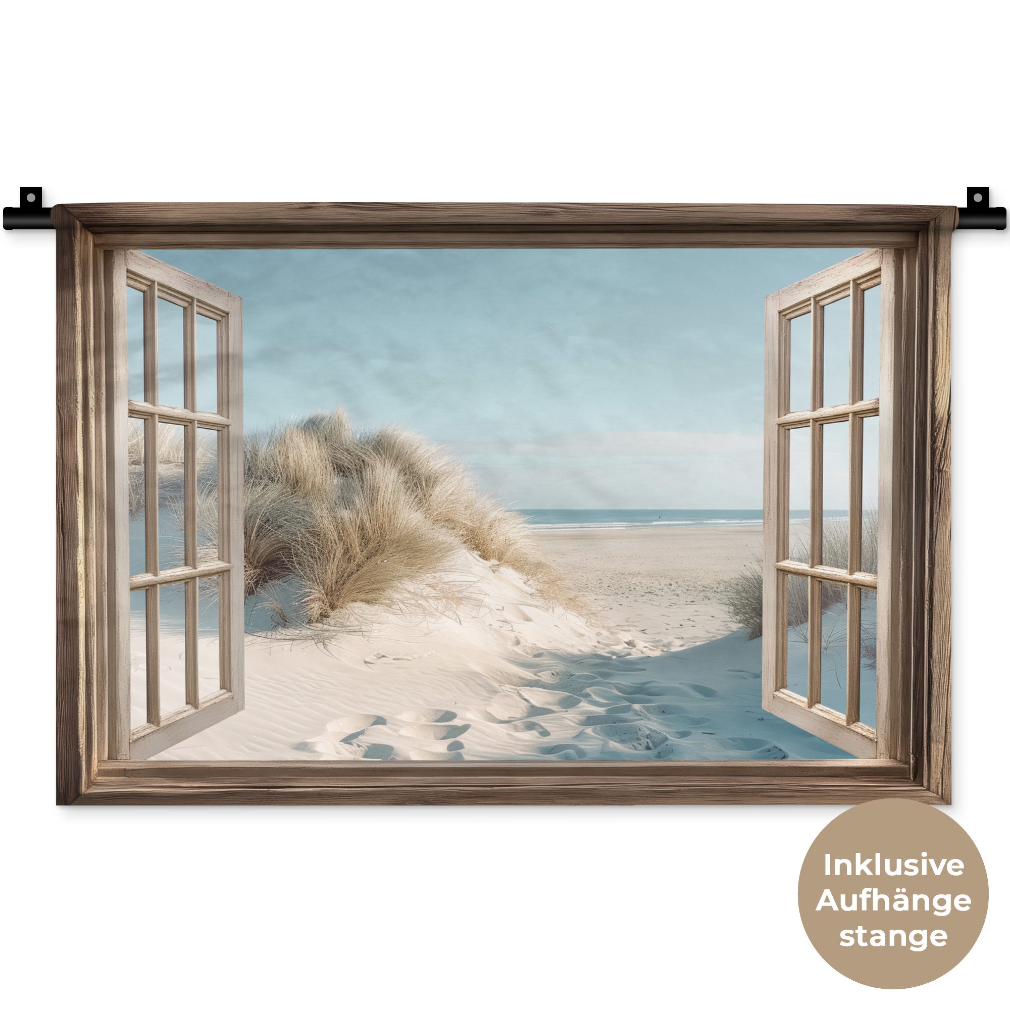 MuchoWow Wandteppich Aussicht - Hochgras - günstig online kaufen