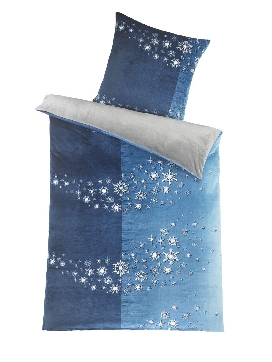 Optidream Bettwäsche Set Mikrofaser 135x200 Polyester Sternenschweif blau g günstig online kaufen