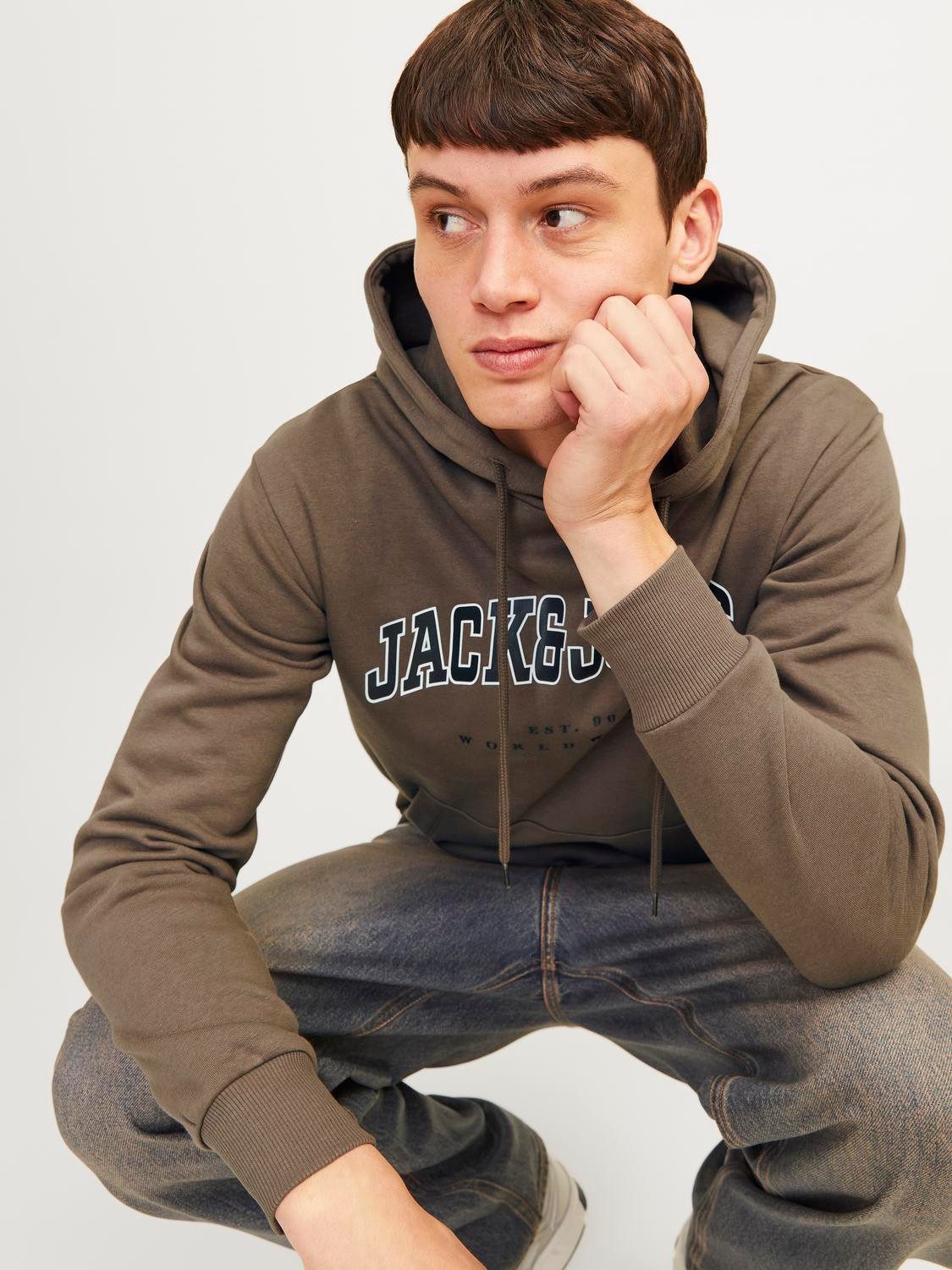 Jack & Jones Kapuzensweatshirt JJECALEB VARSITY günstig online kaufen