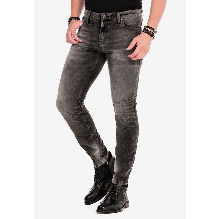 Cipo &amp; Baxx 5-Pocket-Jeans Cordhose in Slim Fit NZ8014