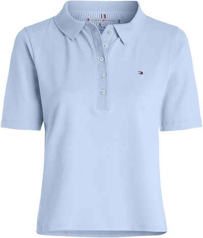 Tommy Hilfiger Poloshirt 1985 SLIM PIQUE POLO SS mit dezenter Tommy Hilfiger Logostickerei