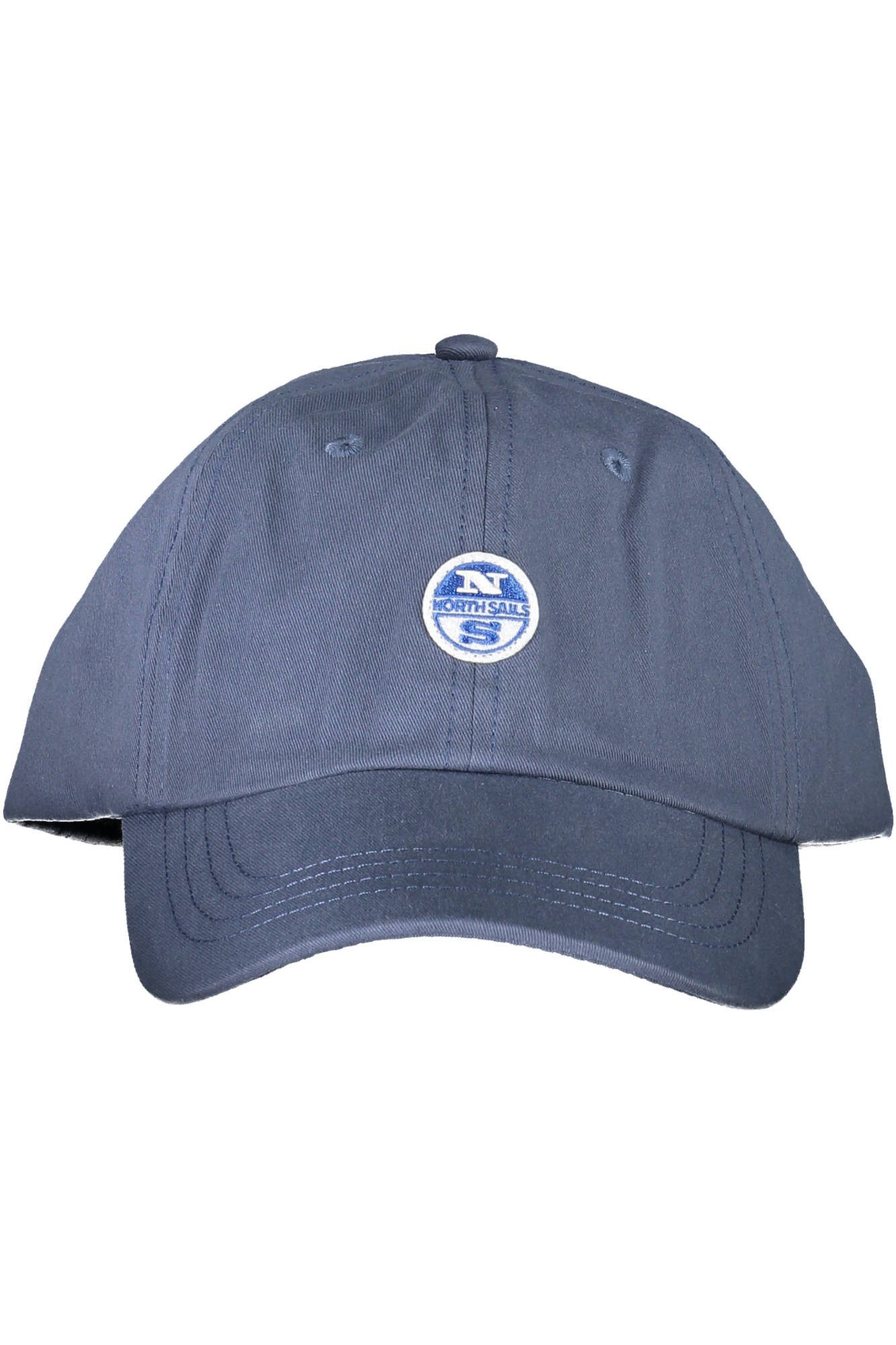 North Sails Strickmütze Stilvolle Herren Schirmmütze Blau mit Logo-Applikation