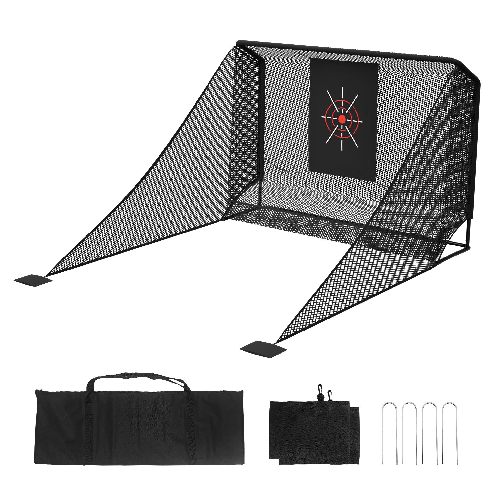 GIHAUVIA Golfnetz Sport Golfkäfig Zielnetz, Reißfeste Netzkonstruktion, Golfmatte.