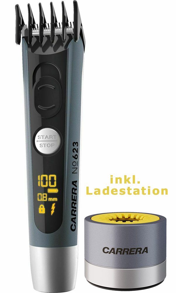 Carrera® Haar- und Bartschneider Akku Bartschneider Haarschneider Bart Trimmer inkl. Ladestation