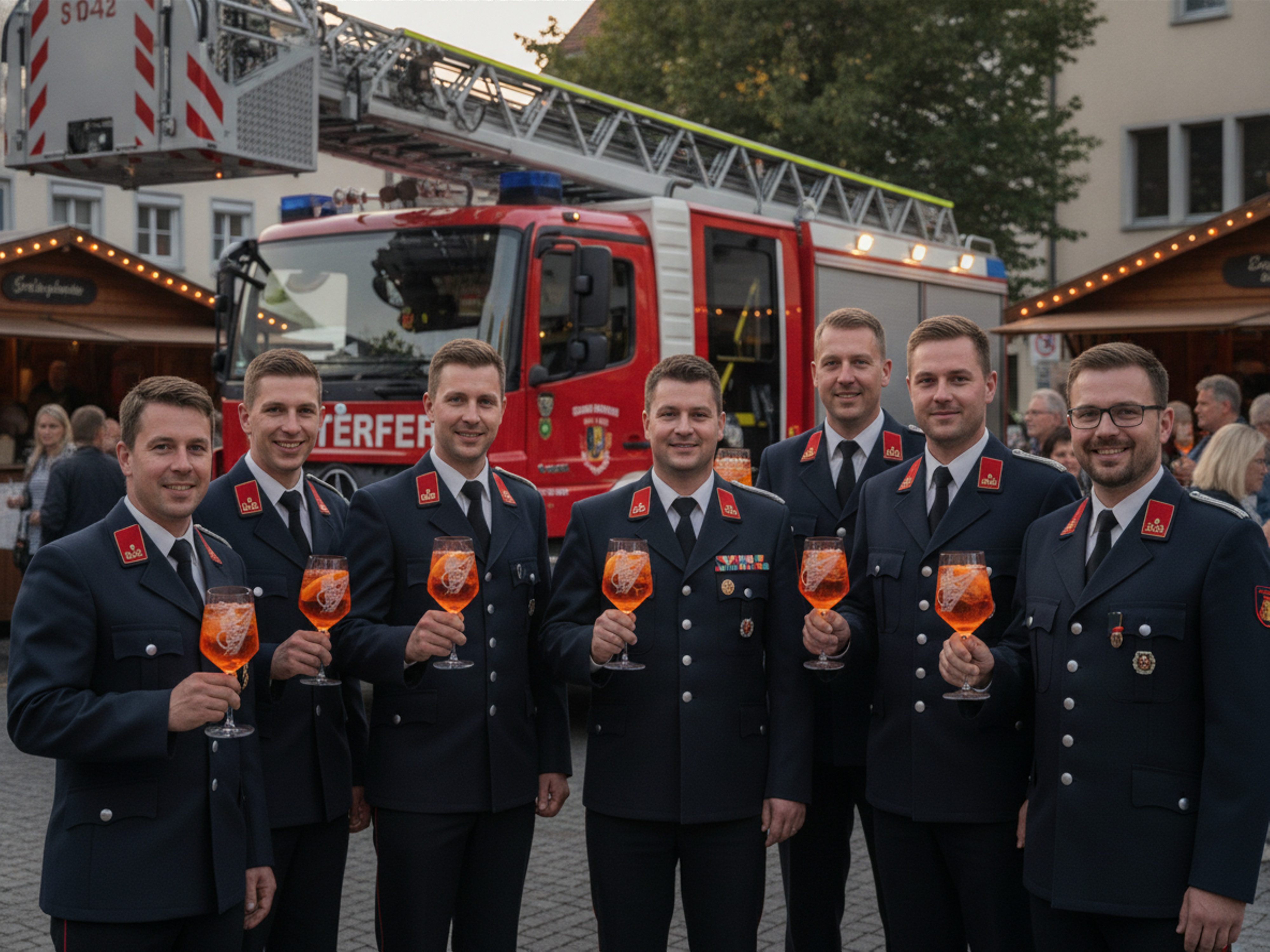 eXODA Weinglas Weinglas Feuerwehrmann – Stilvoller Ausklang nach dem Urteil des Tages, 1-tlg., Glas, Atemberaubende Darstellung