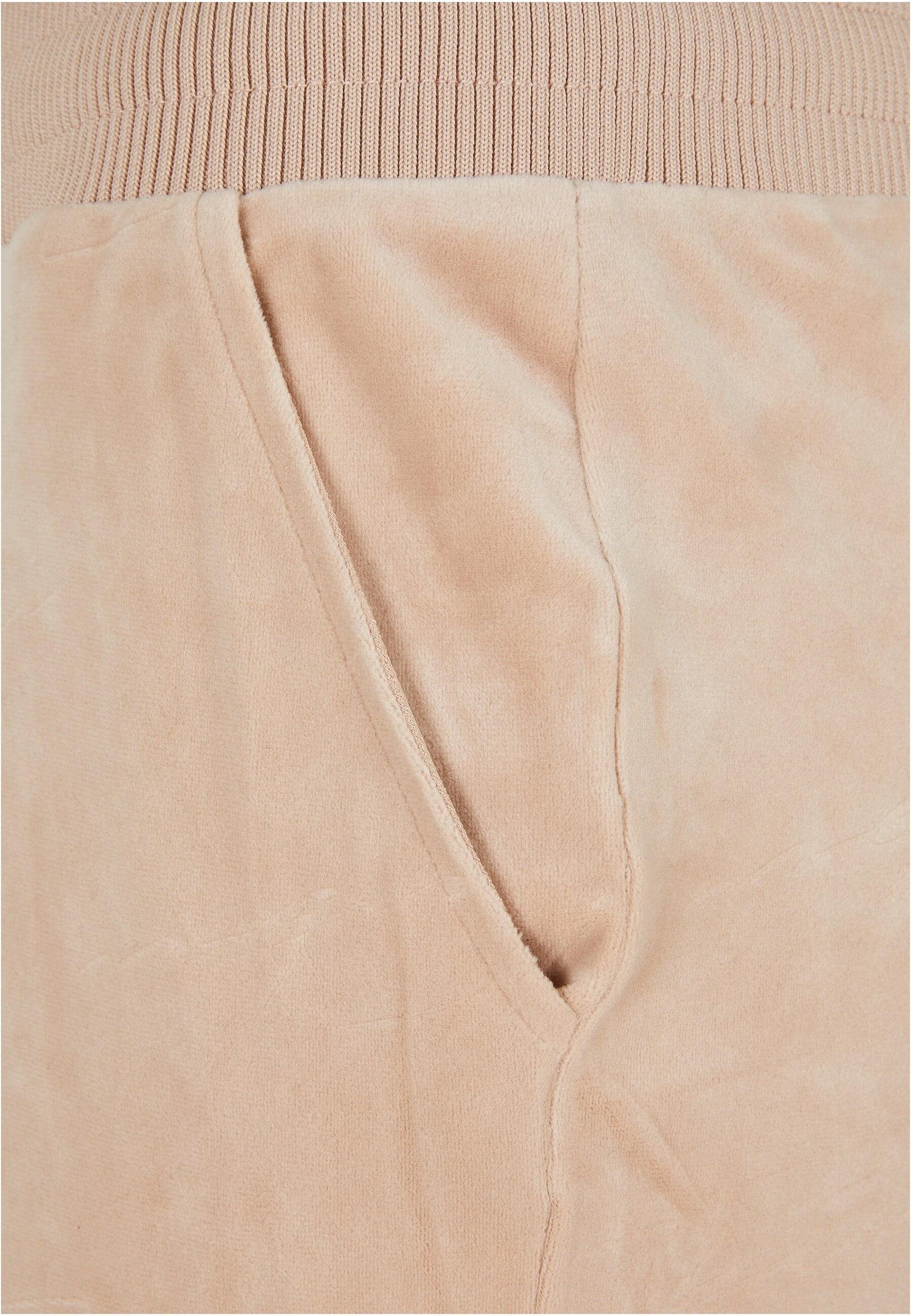 Pants (1-tlg) FW231-015-1 FUBU Damen Velour Allover Fubu Signature Jerseyhose
