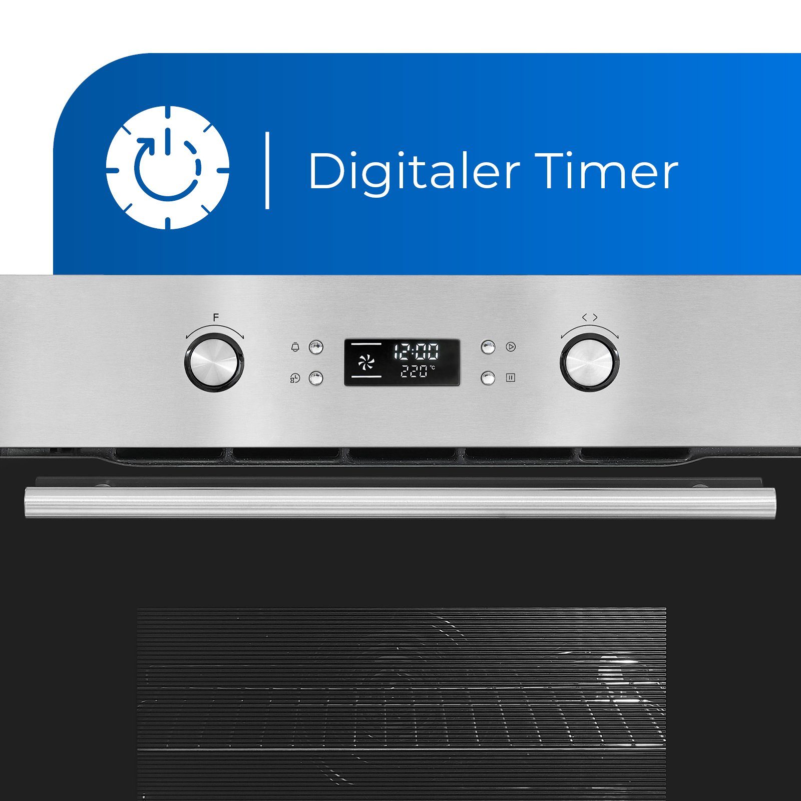 Candy Backofen FMBC 896S - 70L Mit Pyrolyse & Touch-Display