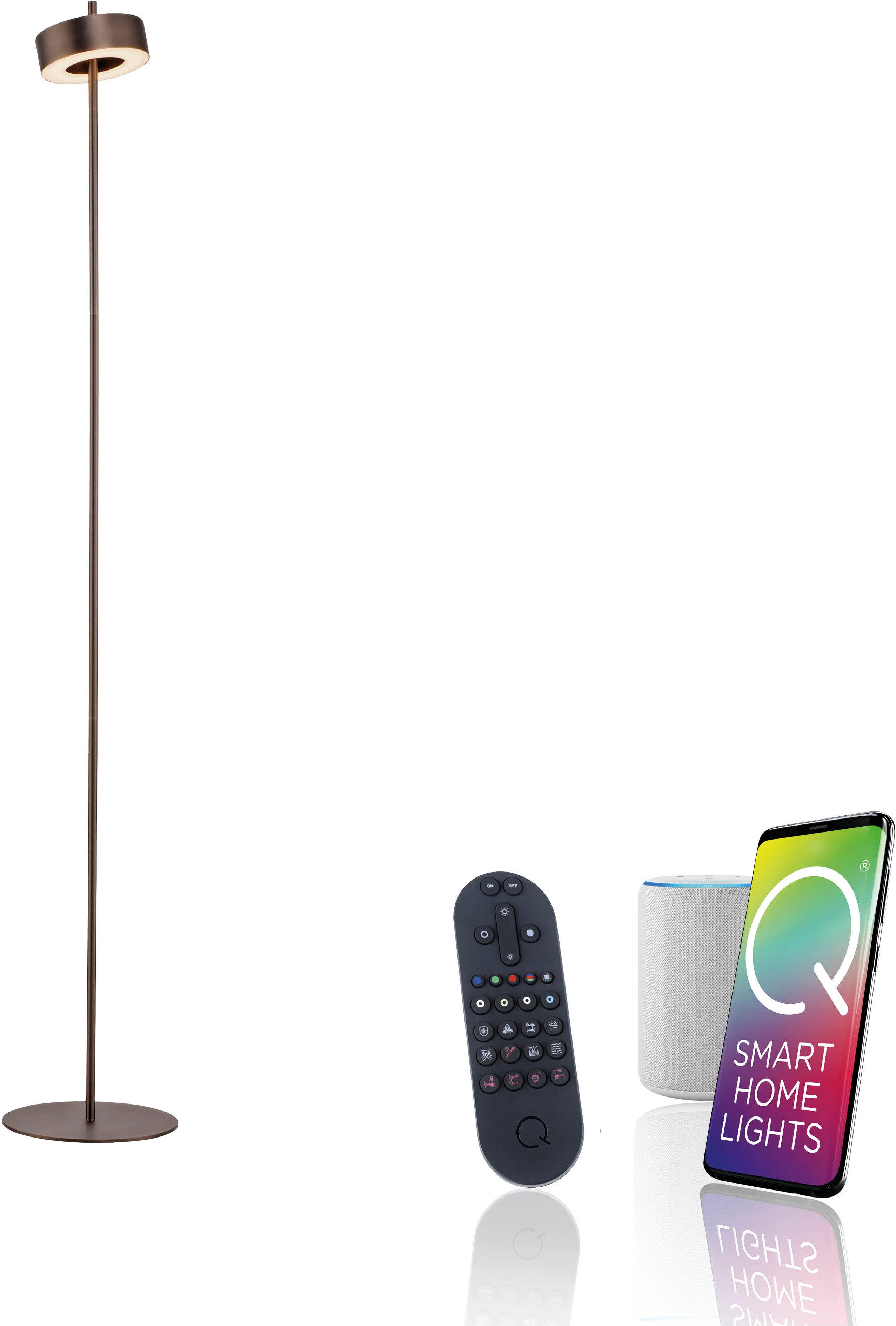 Neuhaus Q SMART HOME LIGHTS LED Stehlampe Q-ROTATE, Smart Home, LED fest integriert, warmweiß - kaltweiß