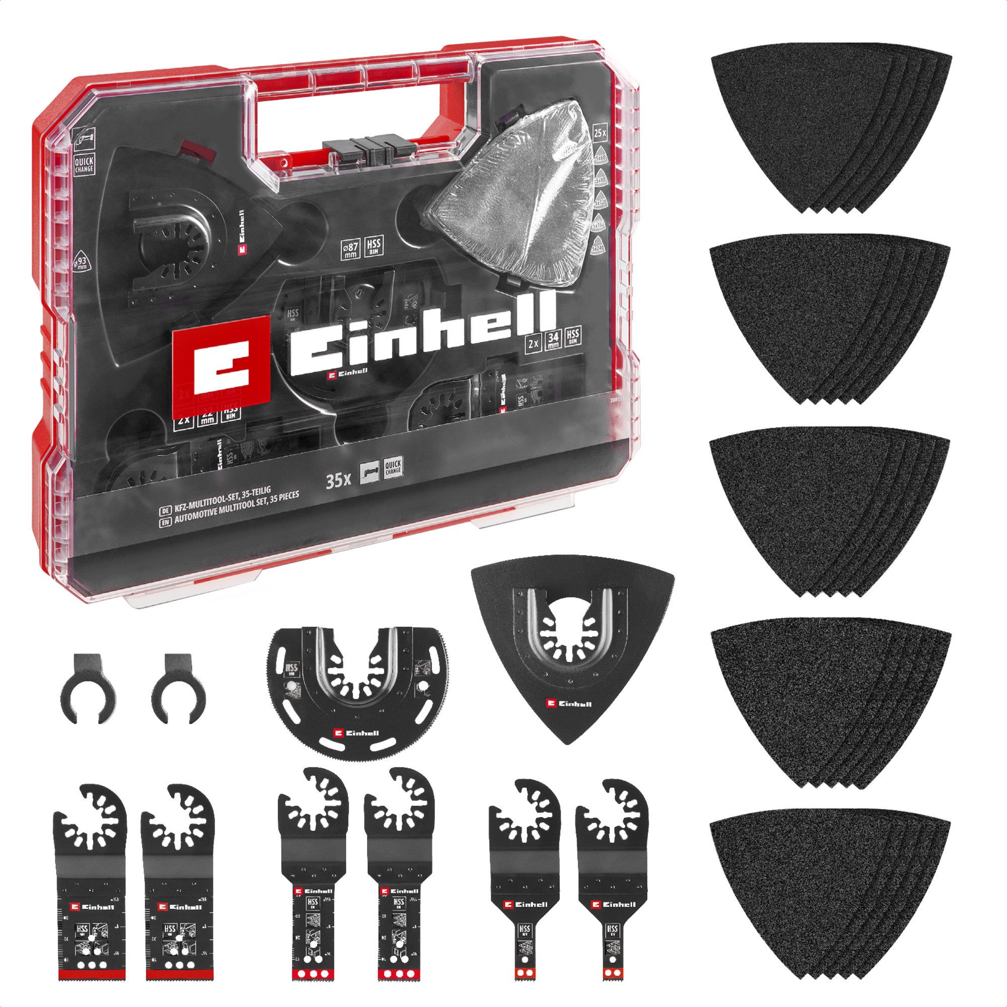 Einhell Werkzeugset EINHELL Multitool-Set 35-teilig, in XL-PLUS-CASE