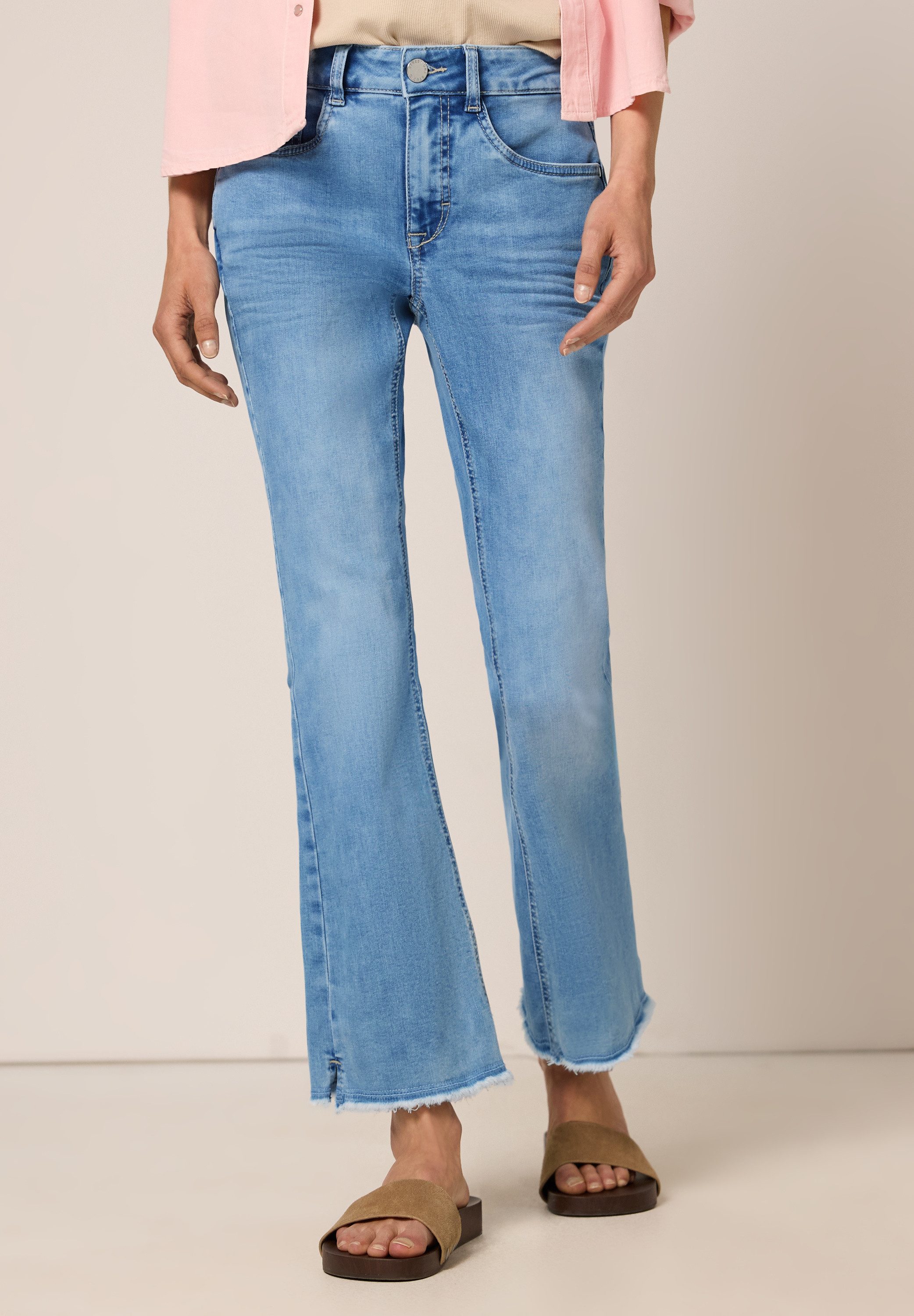 STREET ONE STUDIO Comfort-fit-Jeans Middle Waist