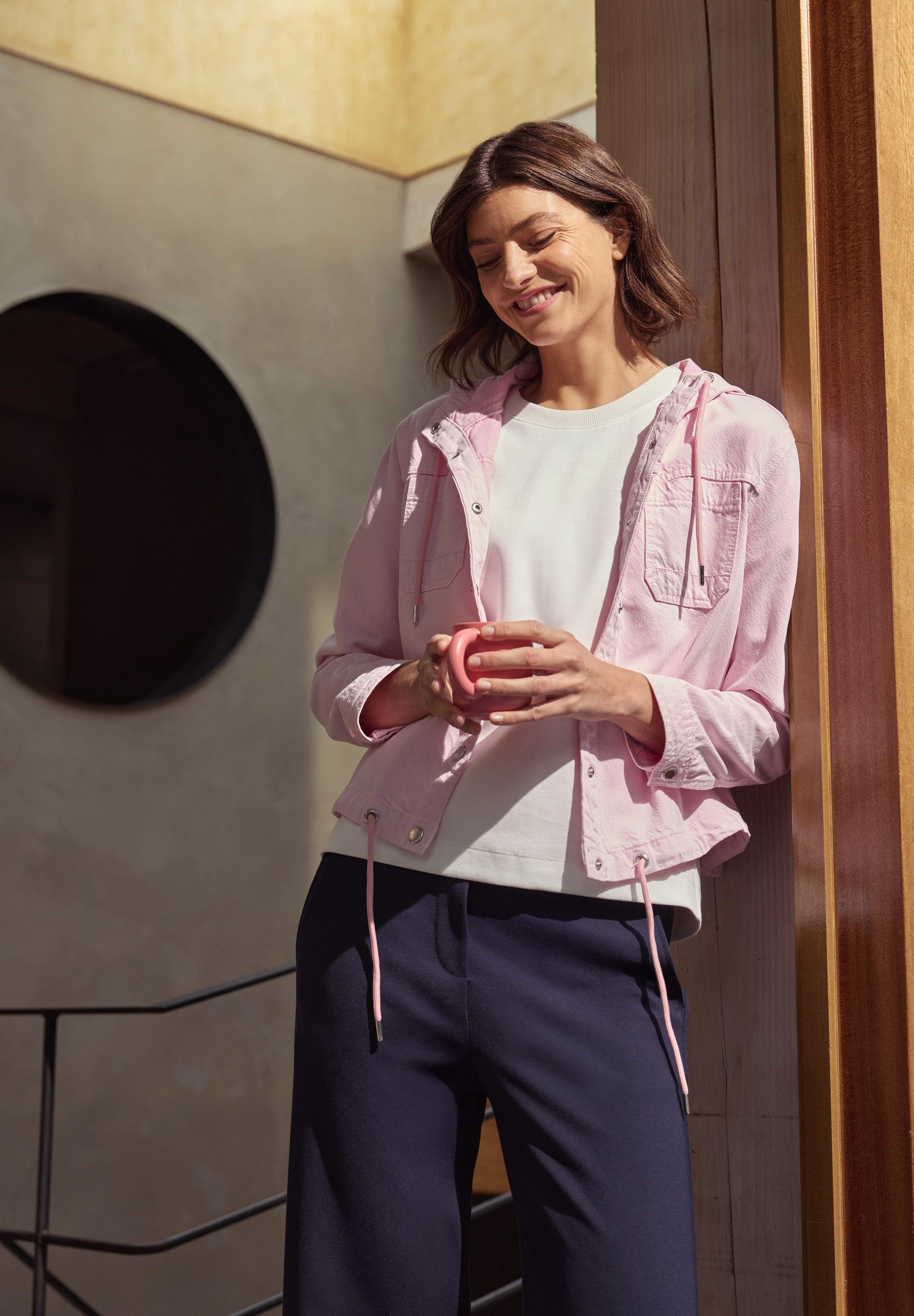 CECIL Jeansjacke in Denim-Optik