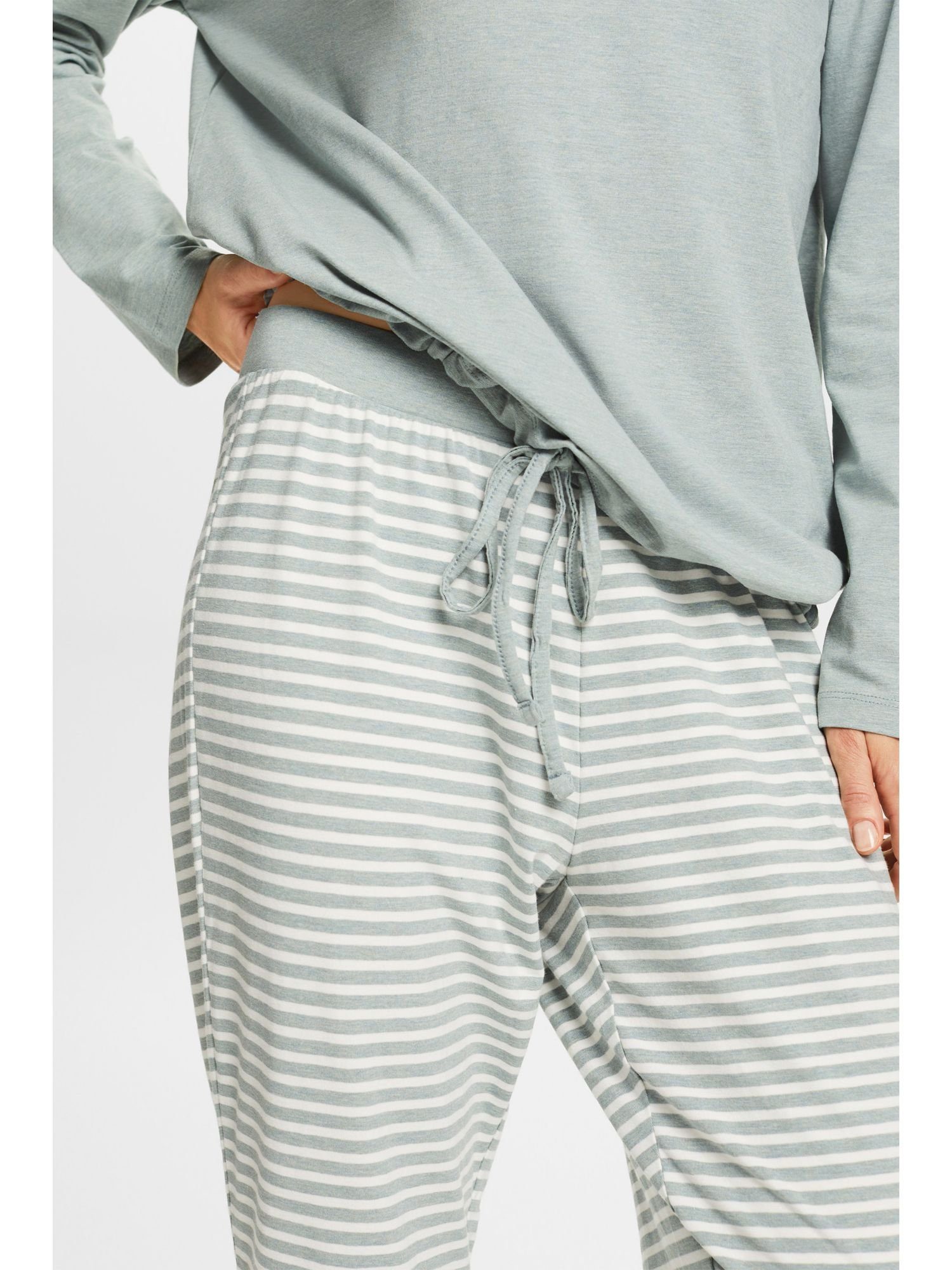 Pyjama Esprit Langärmliger Pyjama
