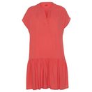 s.Oliver Blusenkleid mit Volant am Rock, Tunikakleid, Sommerkleid, Basic